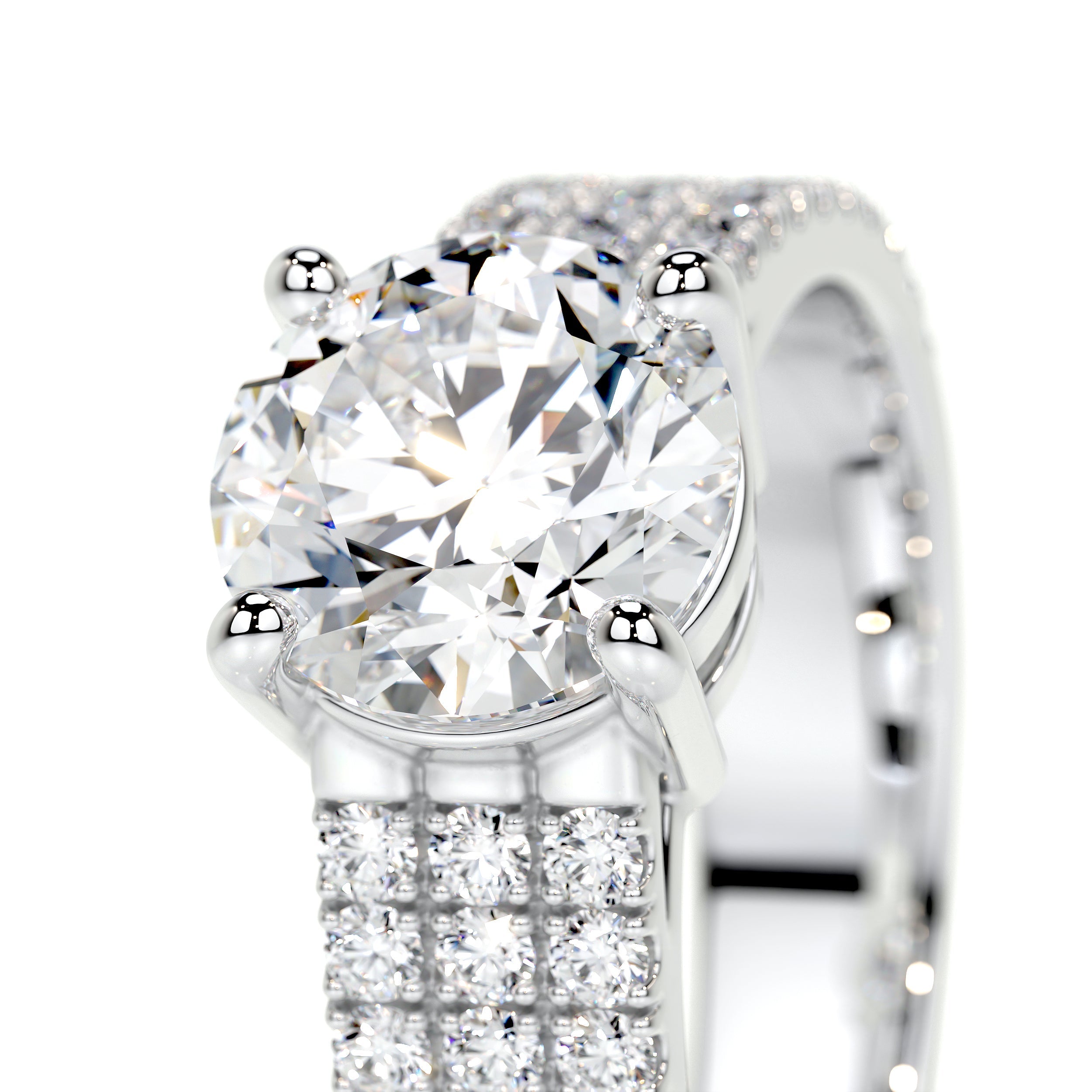 Jillian Lab Grown Diamond Ring (2.1 Carat) -14K White Gold