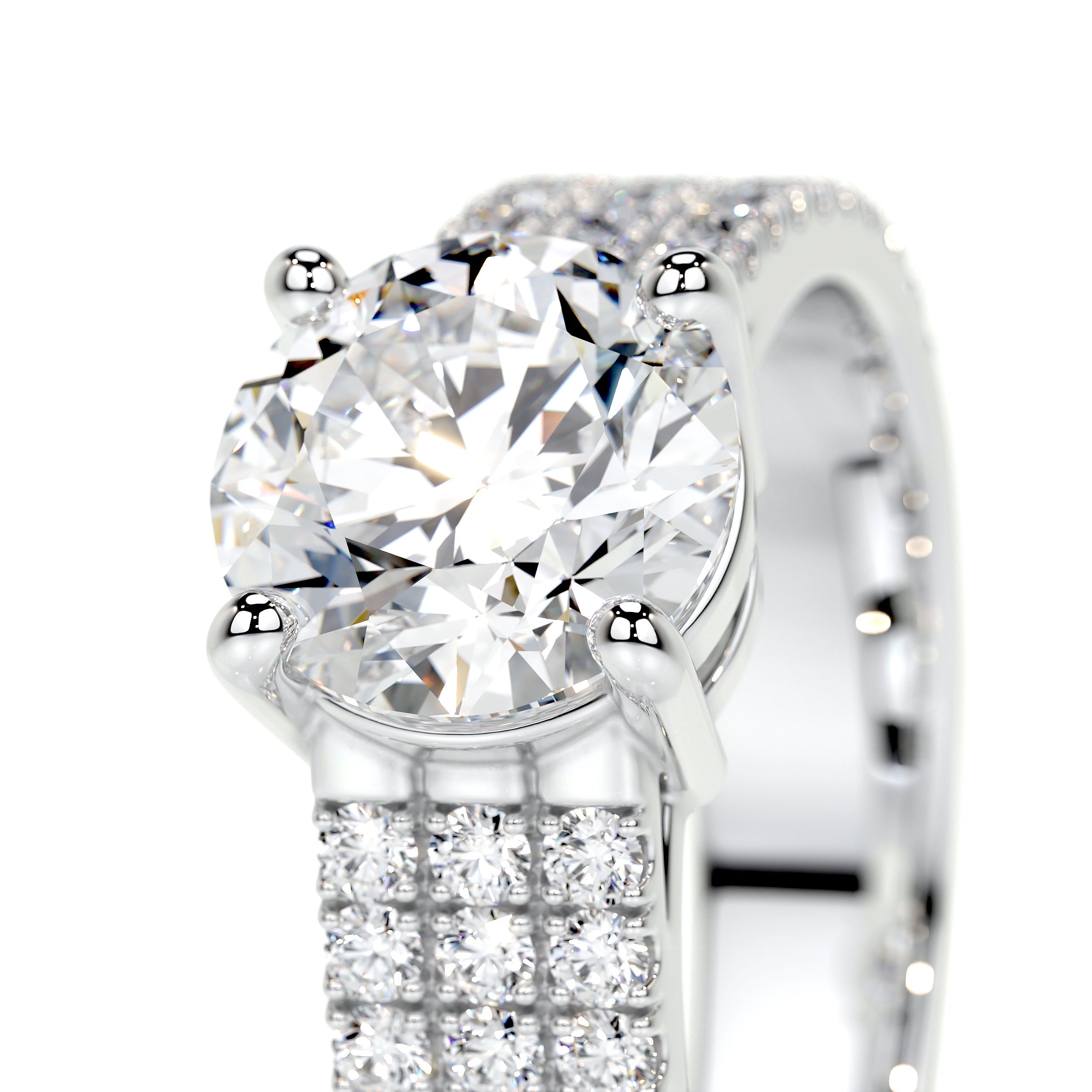 Jillian Lab Grown Diamond Ring   (2.1 Carat) -14K White Gold