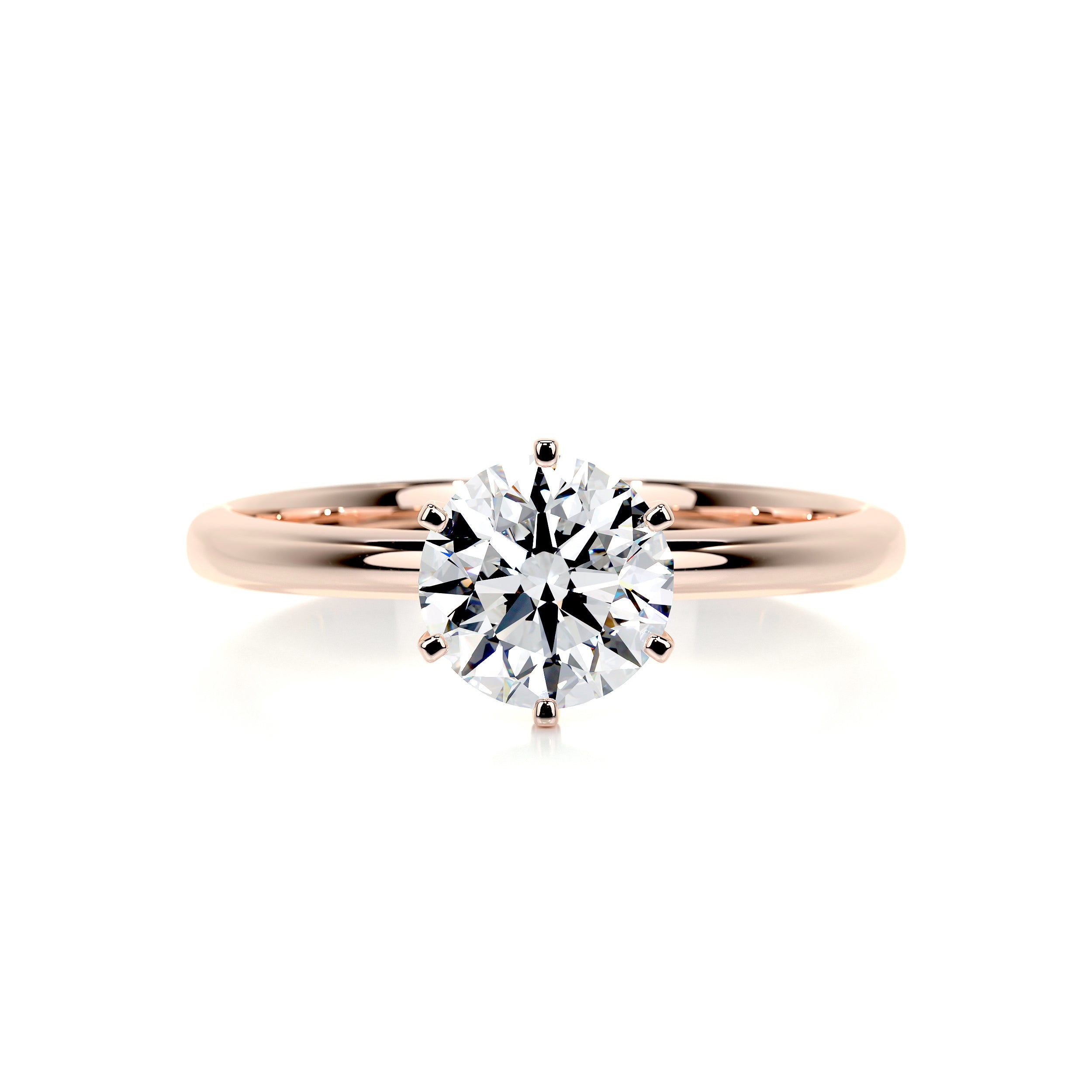 Samantha Diamond Engagement Ring -14K Rose Gold