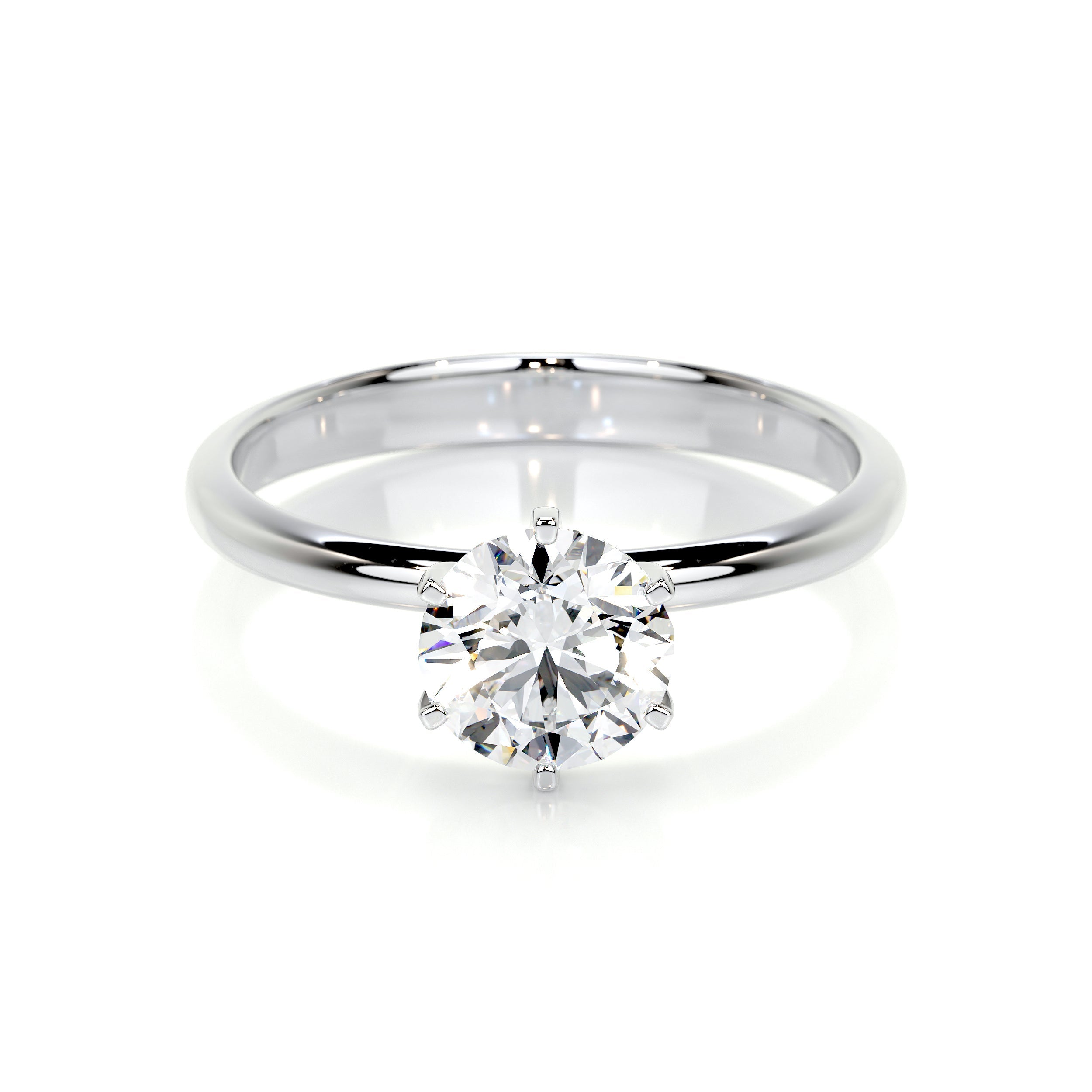 Samantha Lab Grown Diamond Ring -18K White Gold