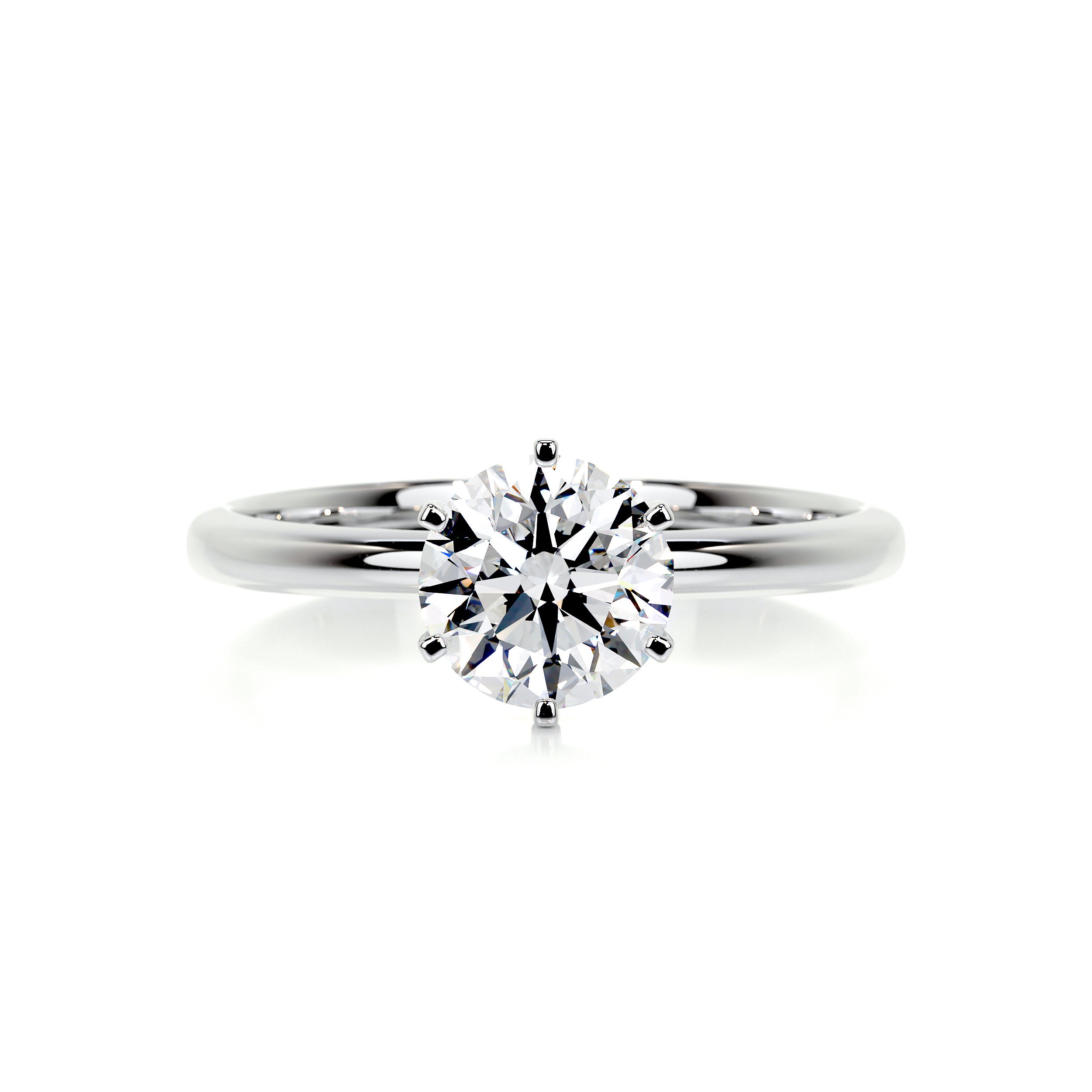 Samantha Diamond Engagement Ring -14K White Gold