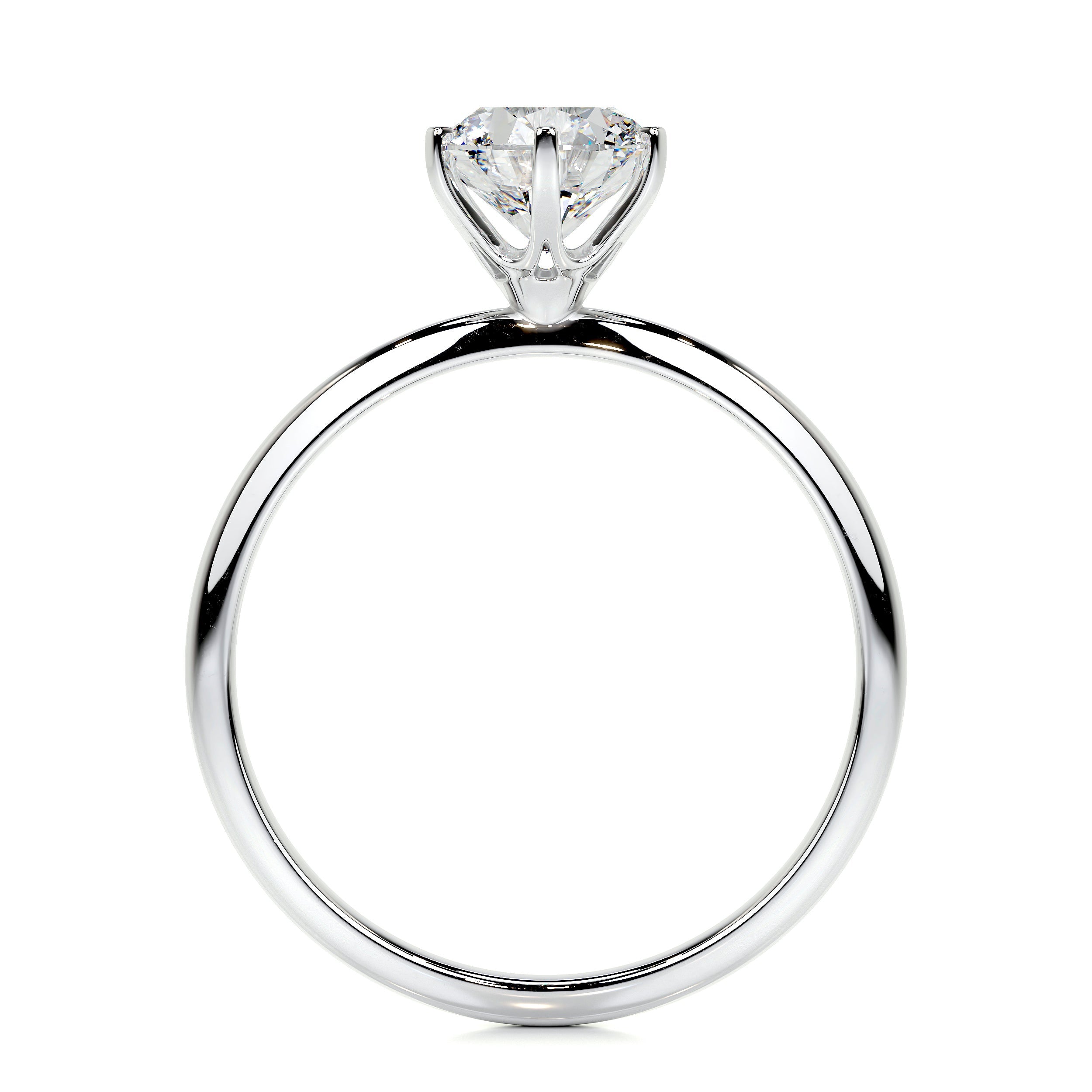 Samantha Lab Grown Diamond Ring -18K White Gold