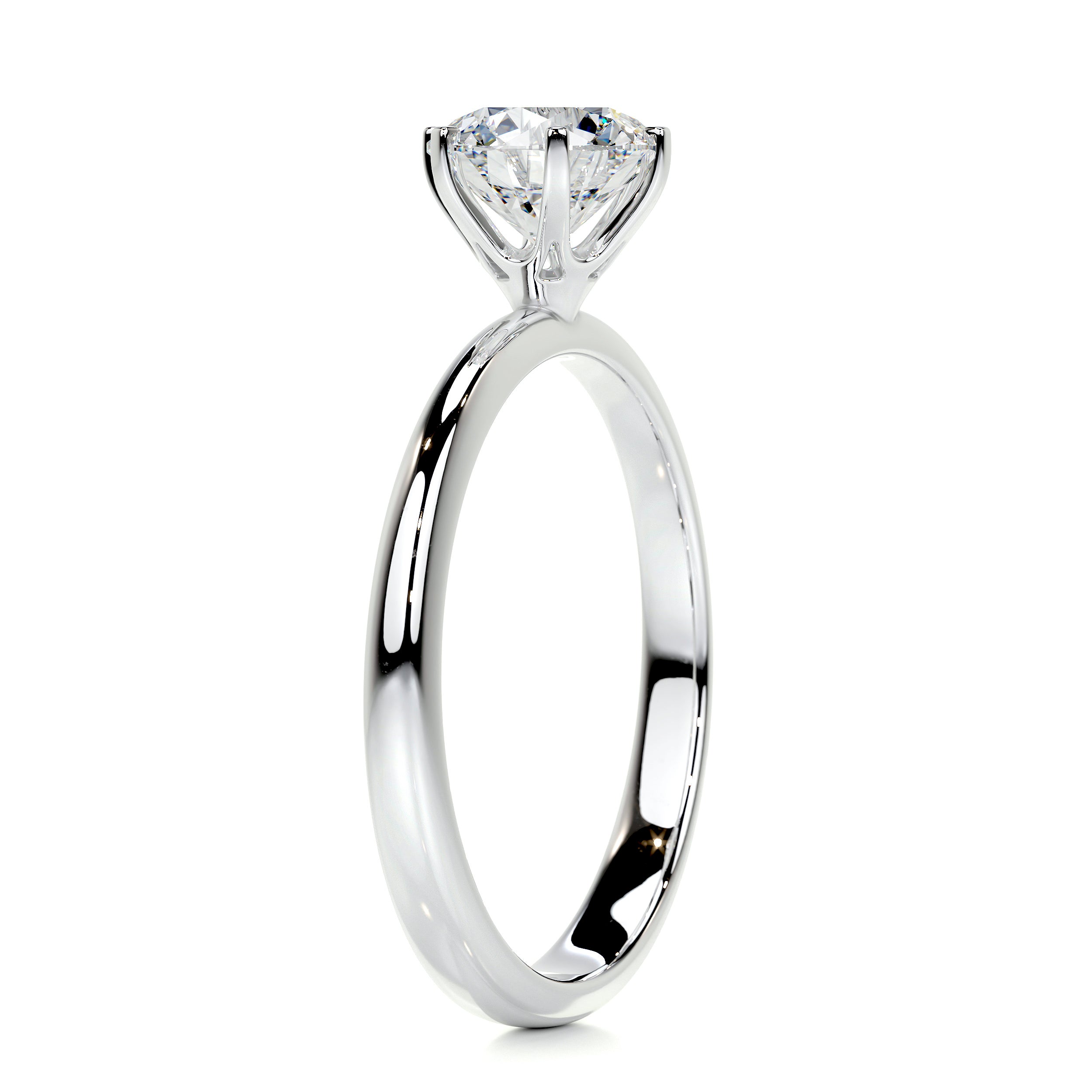 Samantha Diamond Engagement Ring -14K White Gold