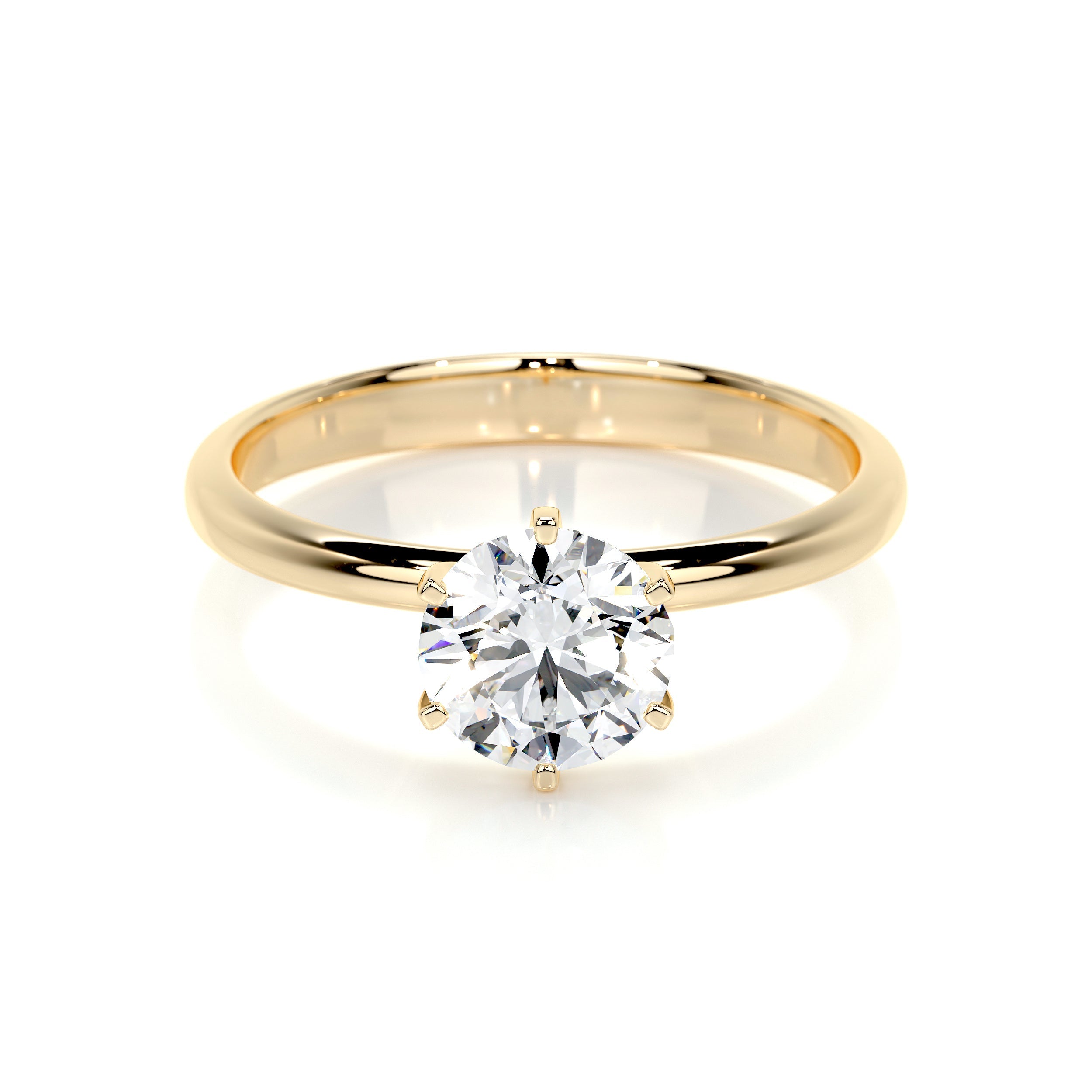 Samantha Lab Grown Diamond Ring -18K Yellow Gold