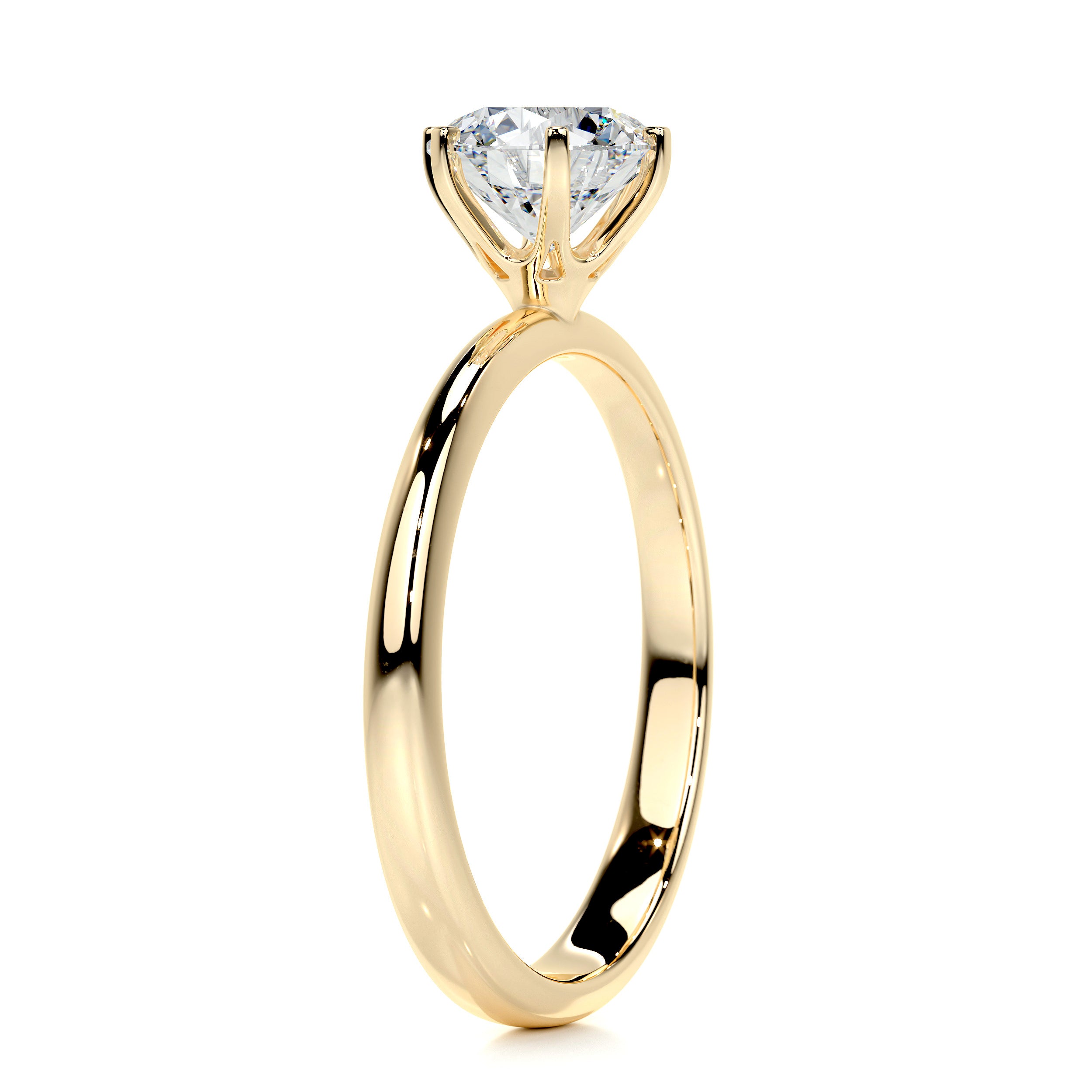 Samantha Diamond Engagement Ring -18K Yellow Gold