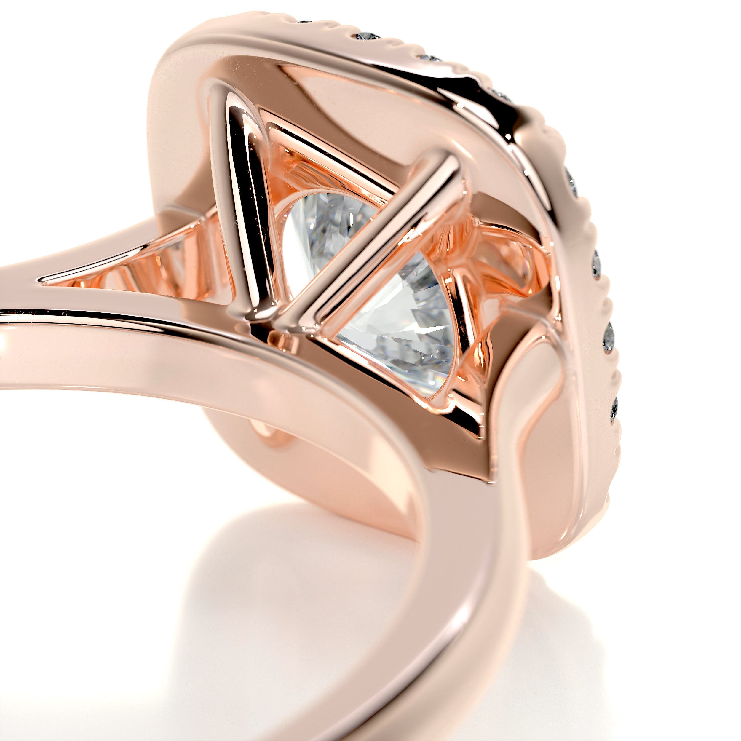 Claudia Diamond Engagement Ring -14K Rose Gold