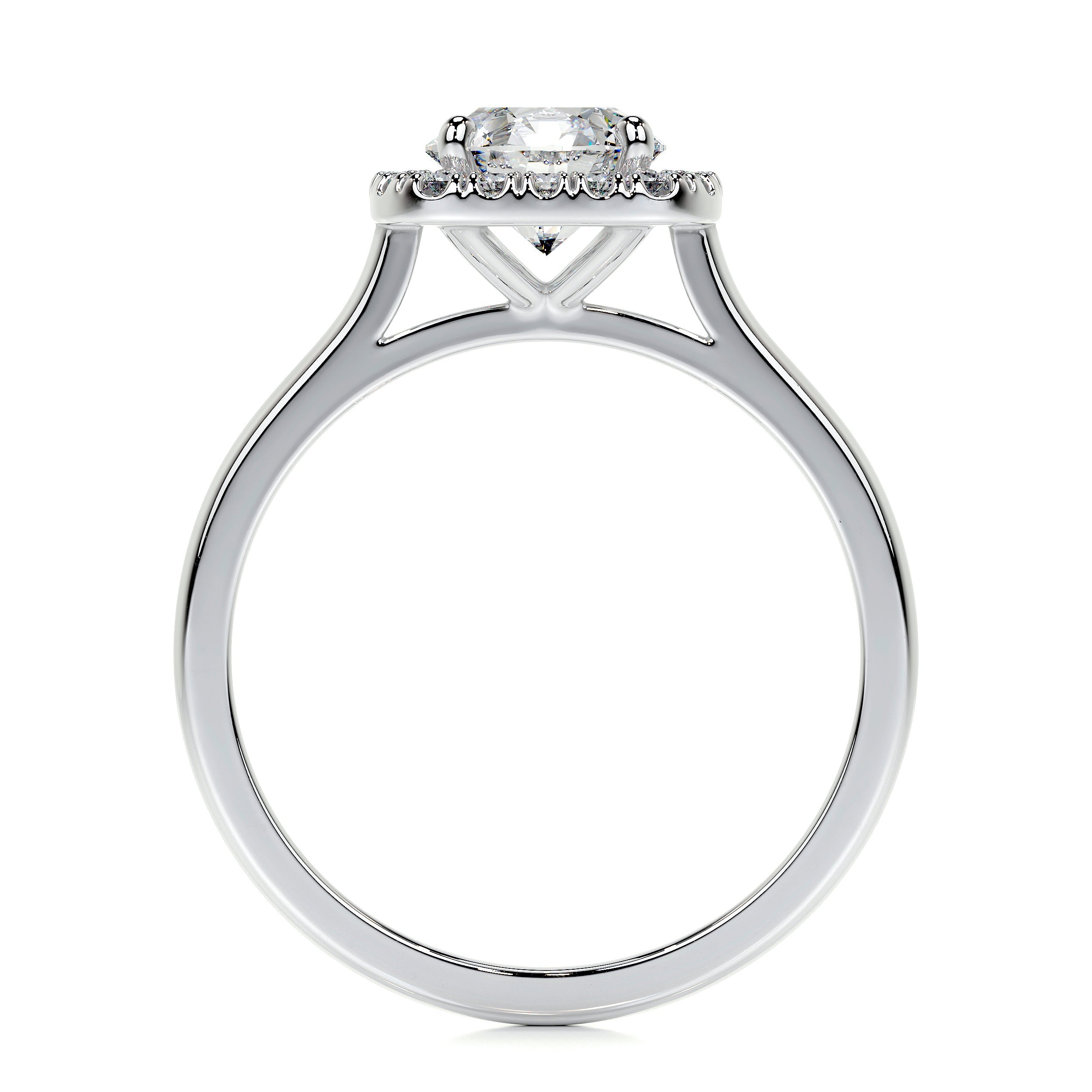 Claudia Lab Grown Diamond Ring   (1.15 Carat) -14K White Gold