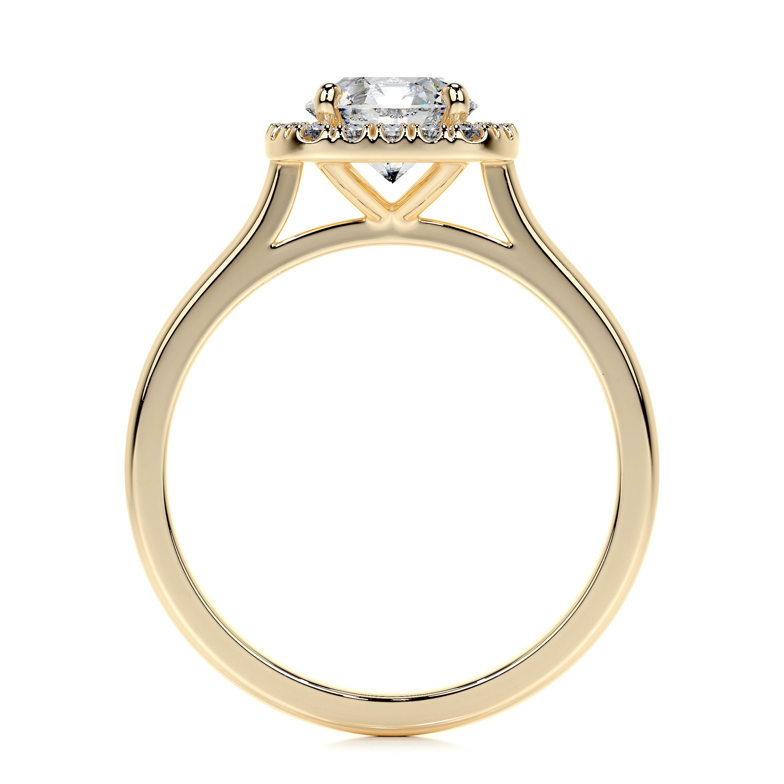 Claudia Lab Grown Diamond Ring   (1.15 Carat) -18K Yellow Gold