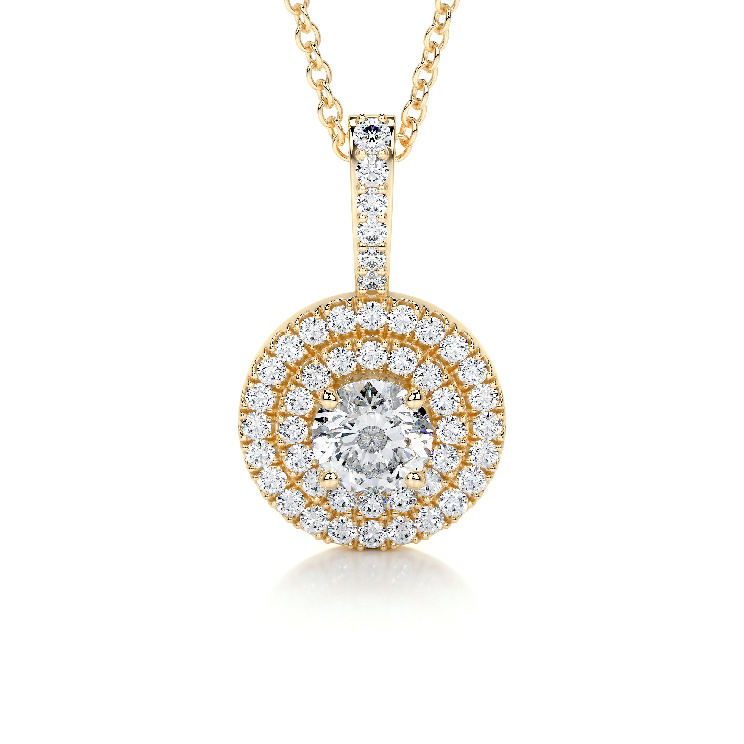 Averi Diamonds Pendant -18K Yellow Gold