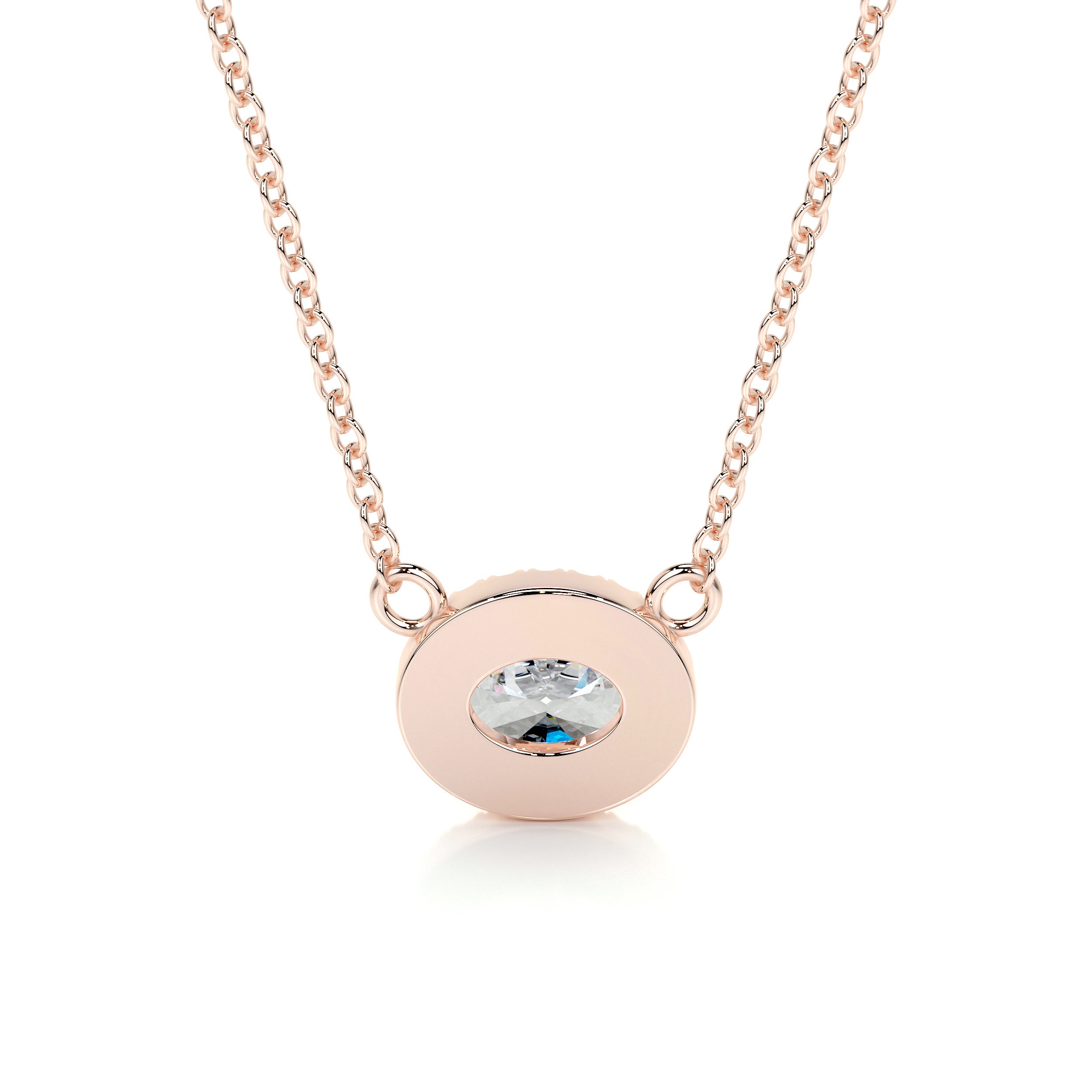 Louise Diamonds Pendant -14K Rose Gold