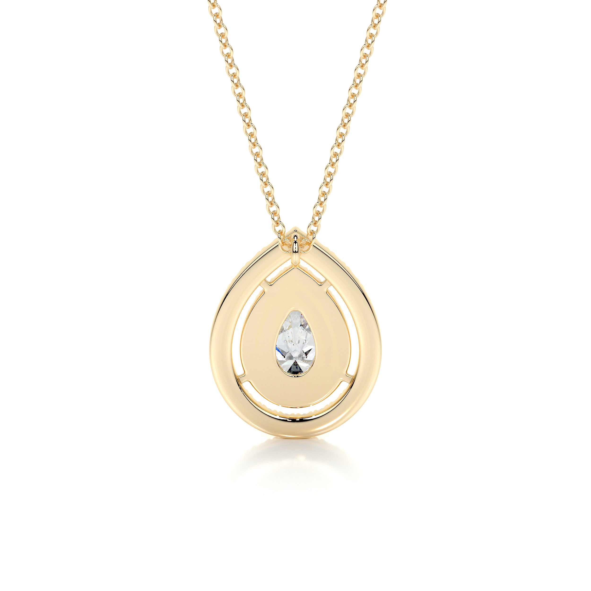Averi Diamond Pendant -18K Yellow Gold