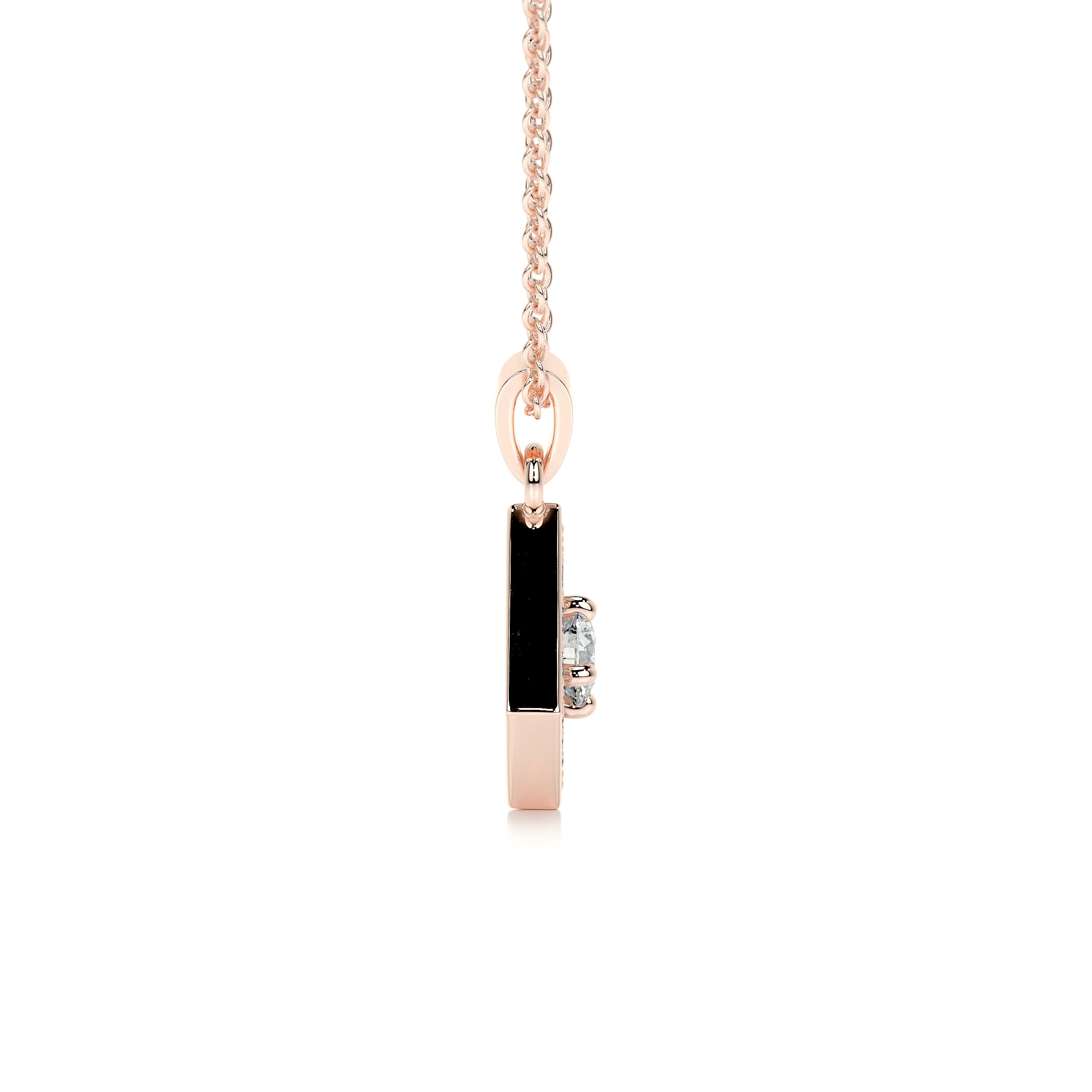 Maxine Diamond Pendant (0.4 Carat) -14K Rose Gold