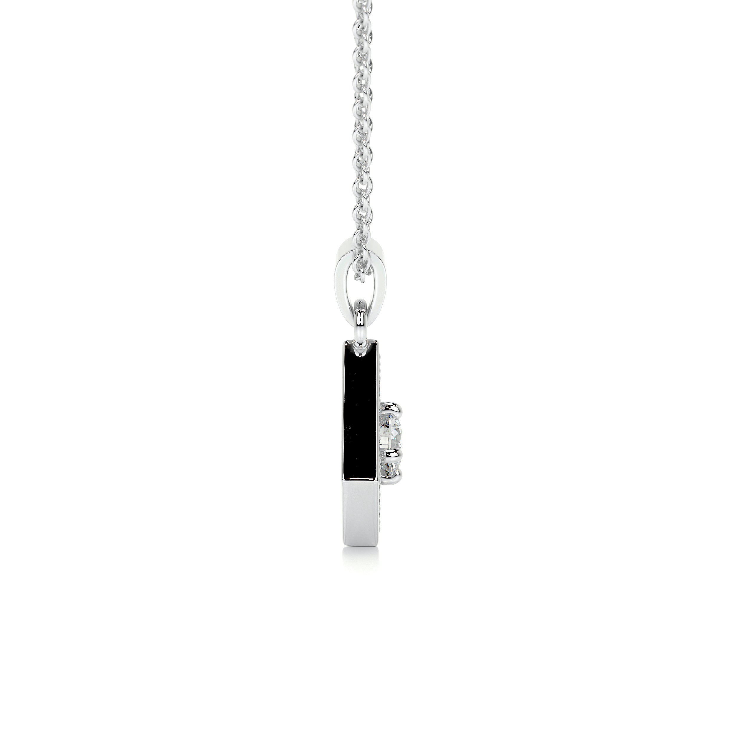 Maxine Diamond Pendant (0.4 Carat) -18K White Gold