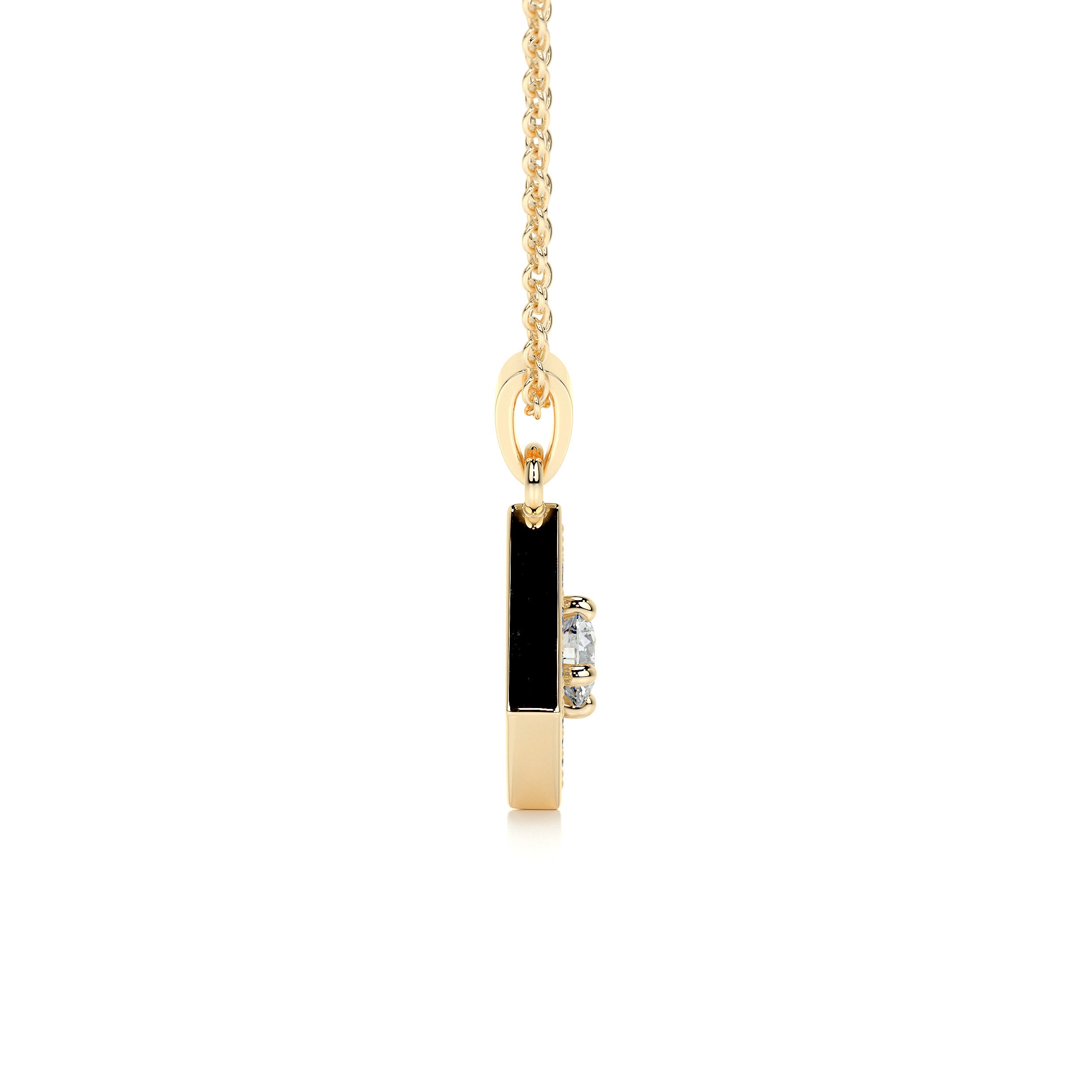 Maxine Diamond Pendant (0.4 Carat) -18K Yellow Gold