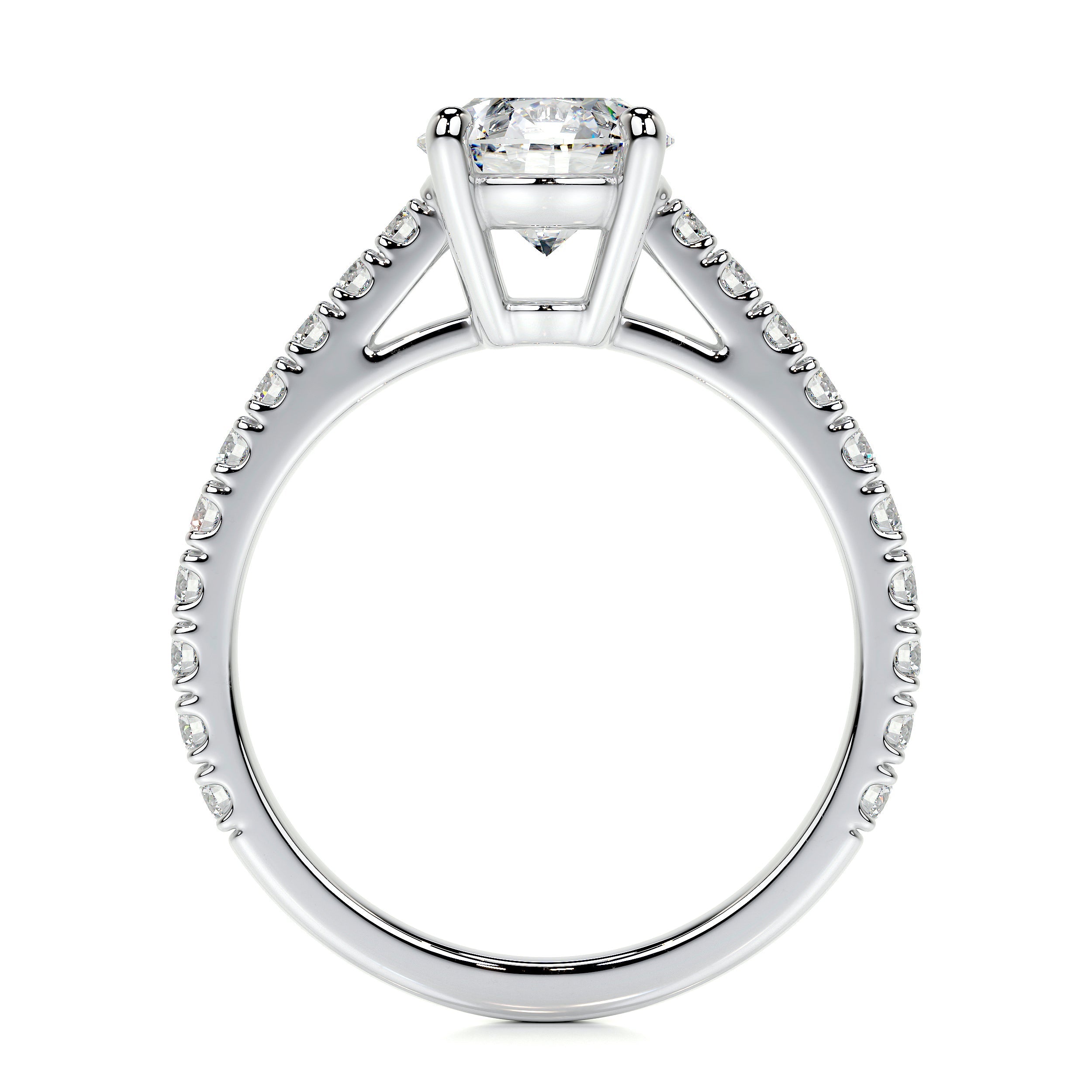 Aria Lab Grown Diamond Ring   (1 Carat) -14K White Gold