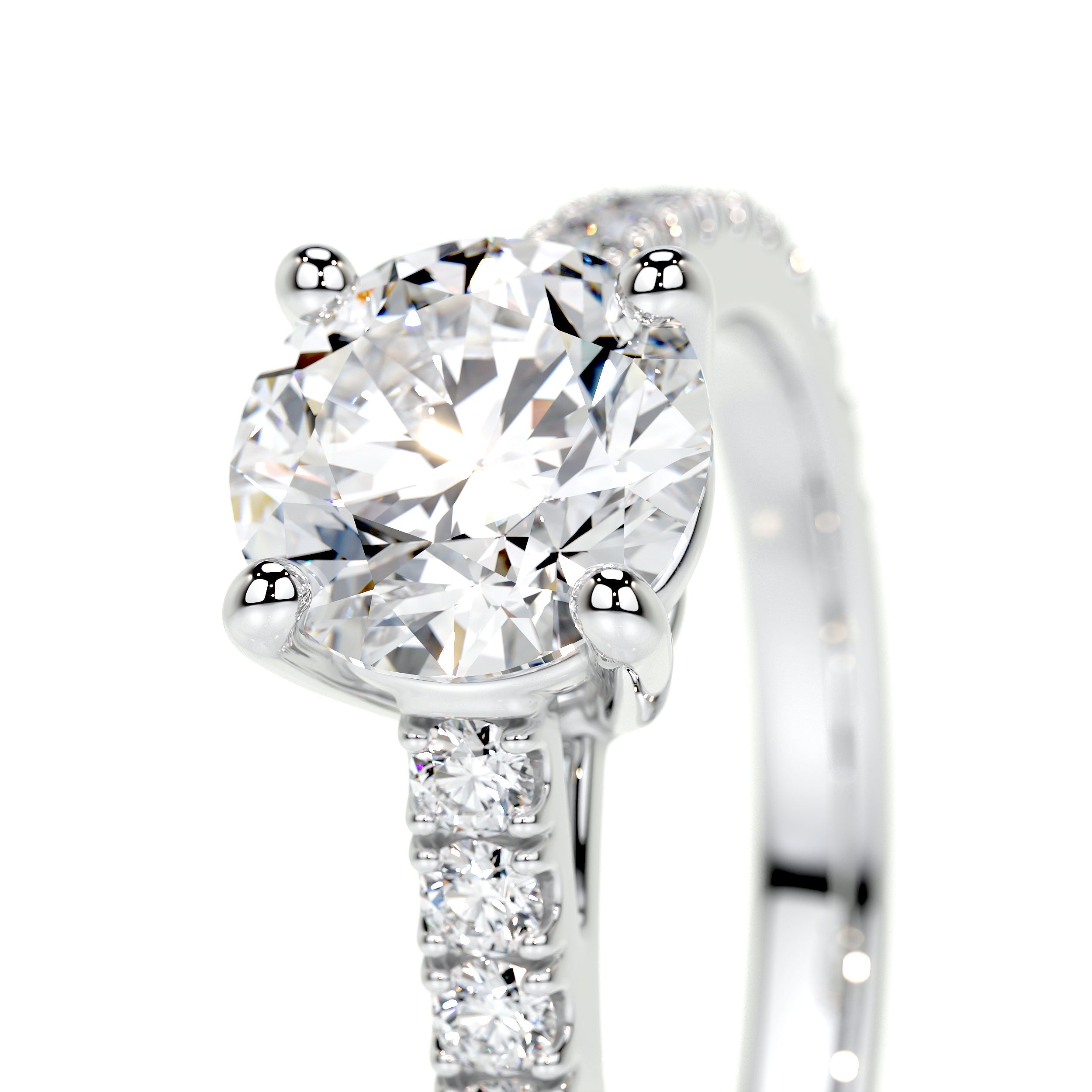 Aria Lab Grown Diamond Ring (1 Carat) -14K White Gold