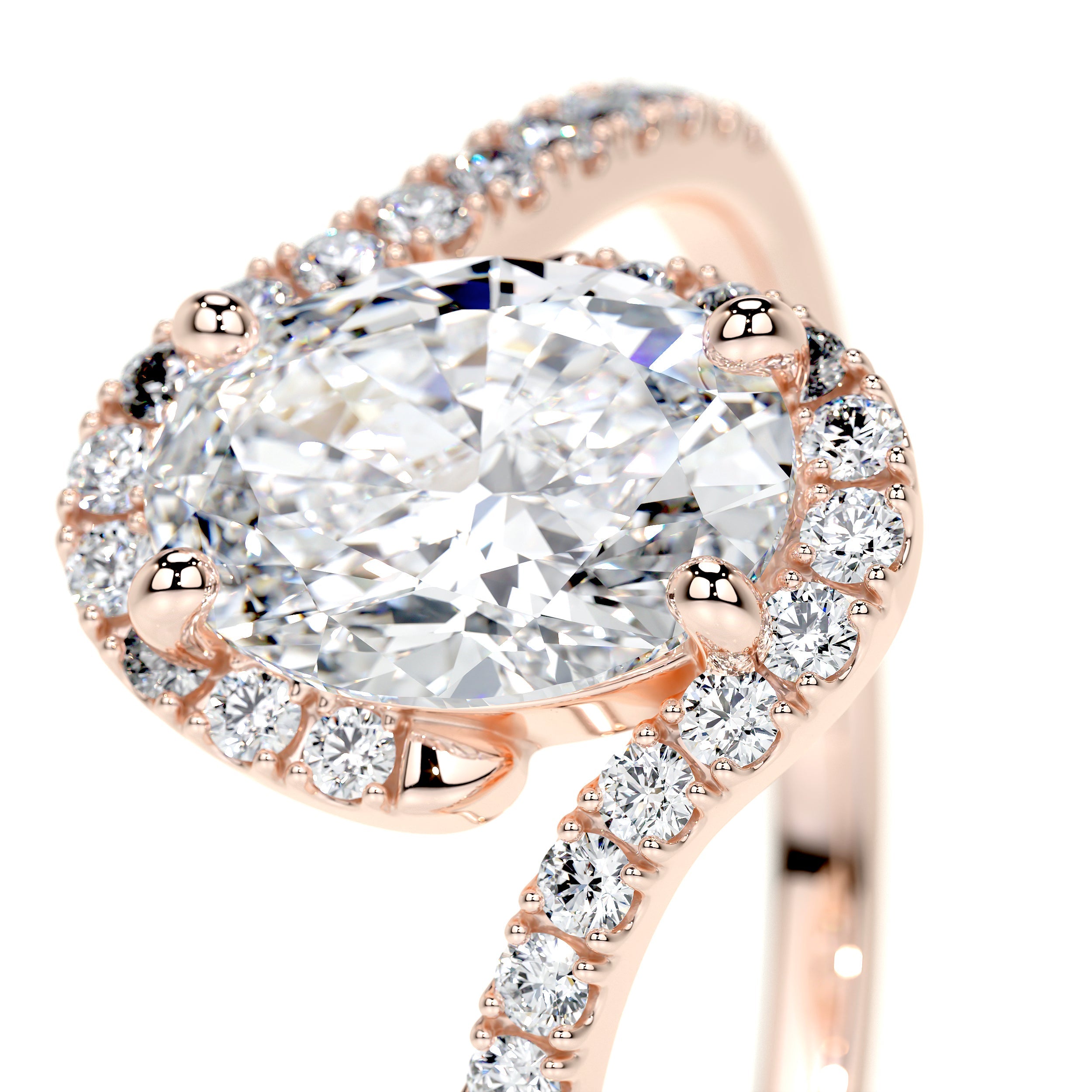 Stella Lab Grown Diamond Ring -14K Rose Gold