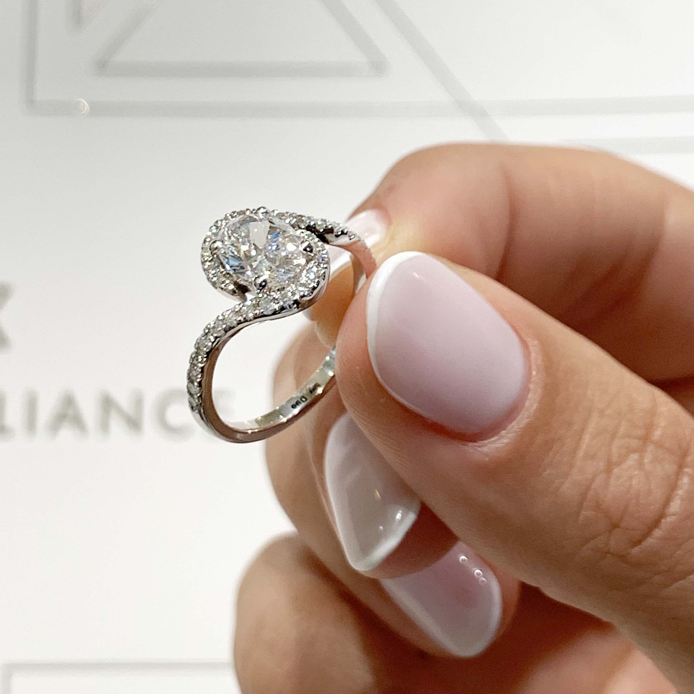 Stella Lab Grown Diamond Ring -Platinum