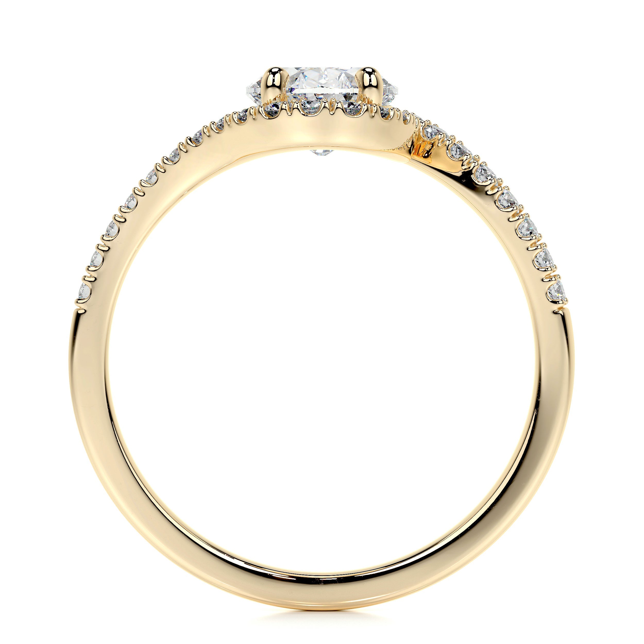 Stella Lab Grown Diamond Ring -18K Yellow Gold