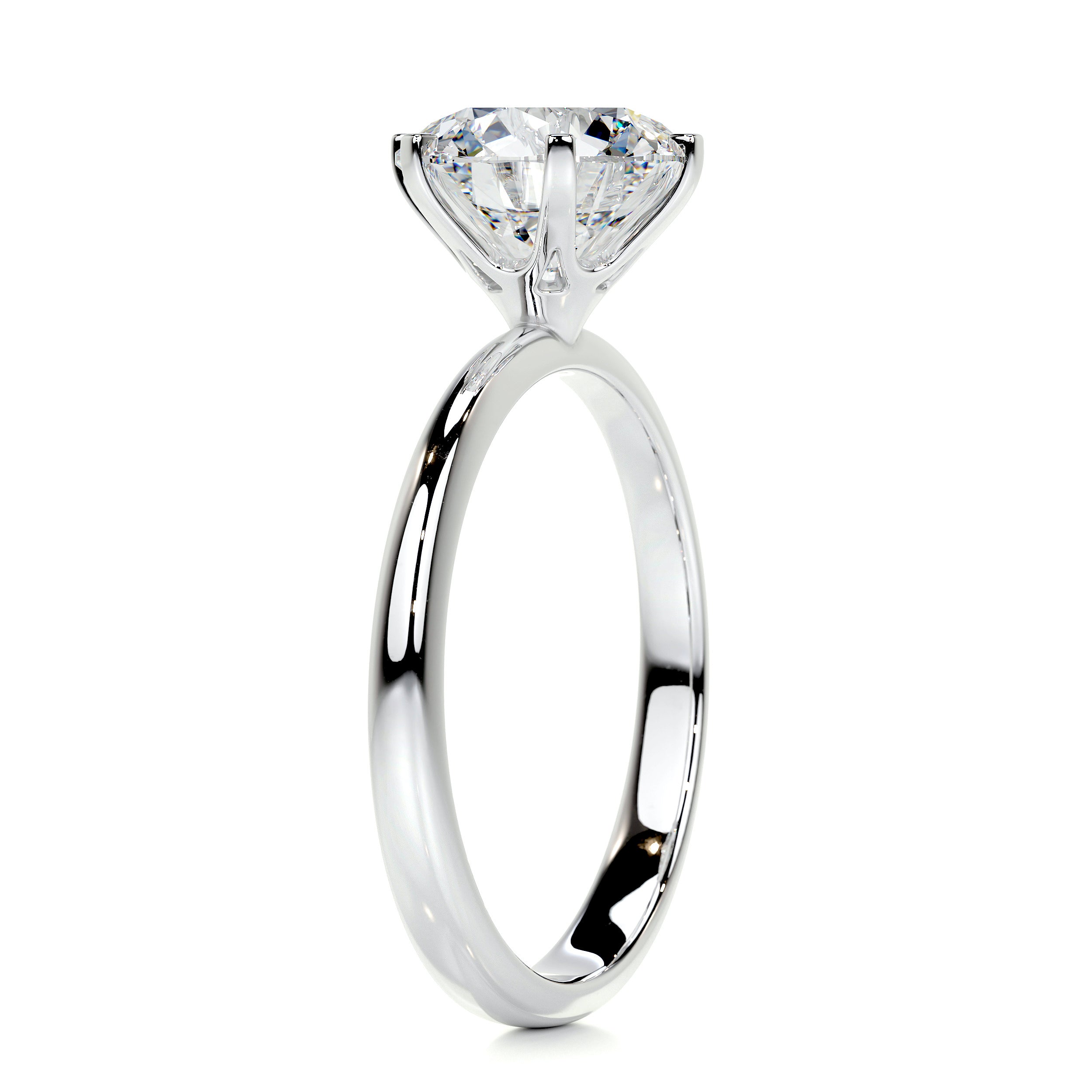 Samantha Bleu Diamond Engagement Ring -14K White Gold
