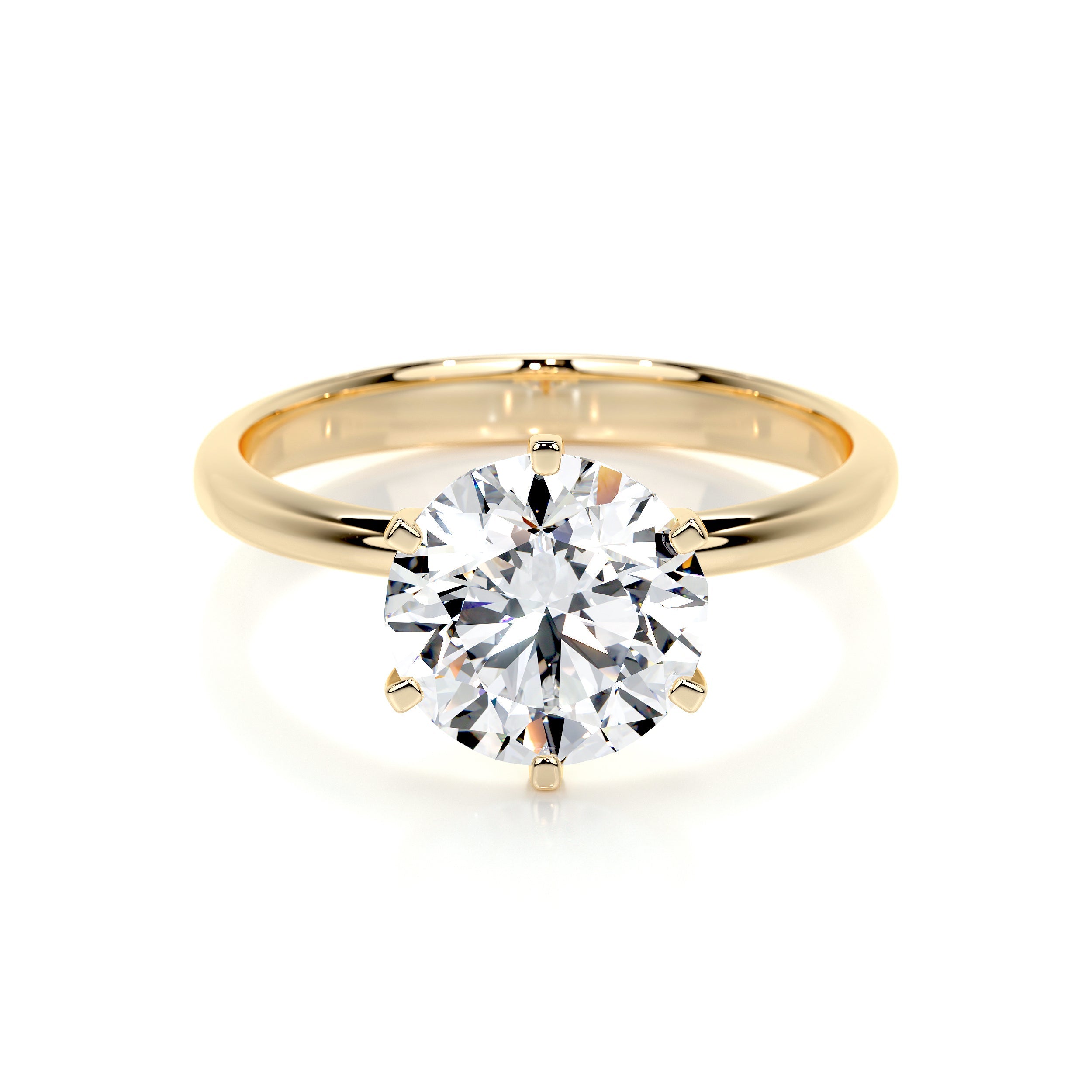 Samantha Lab Grown Diamond Ring -18K Yellow Gold