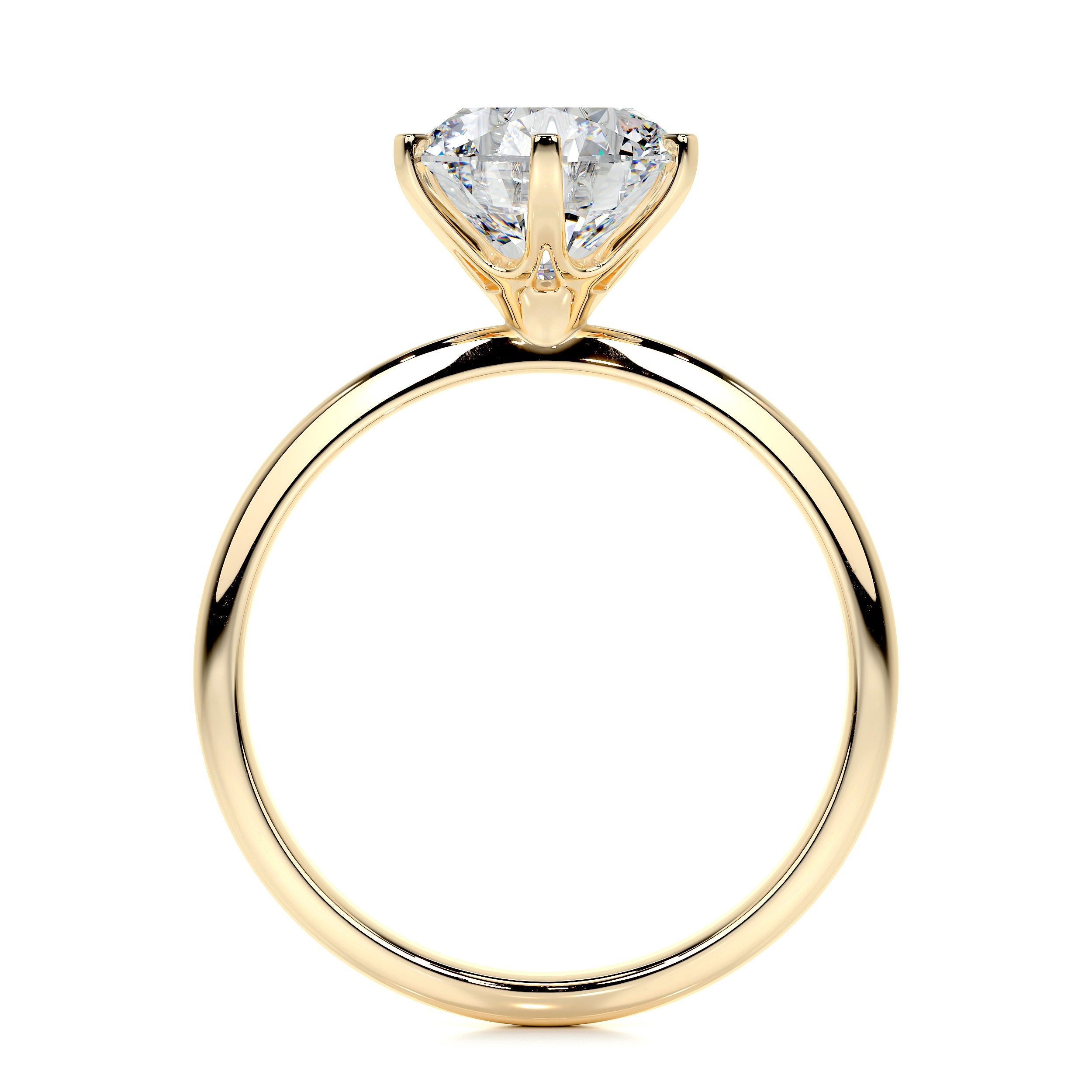 Samantha Lab Grown Diamond Ring -18K Yellow Gold