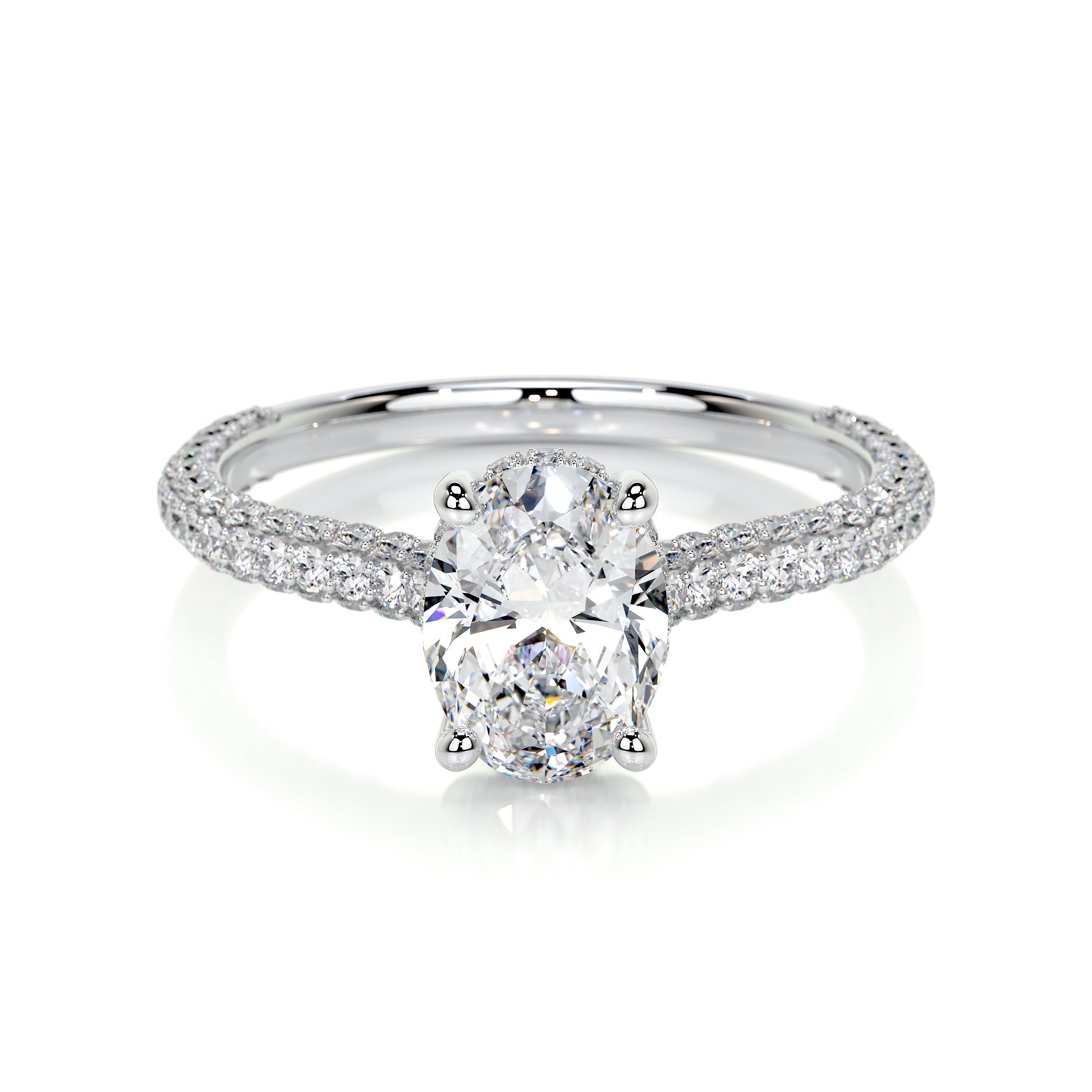 Rebecca Lab Grown Diamond Ring -14K White Gold