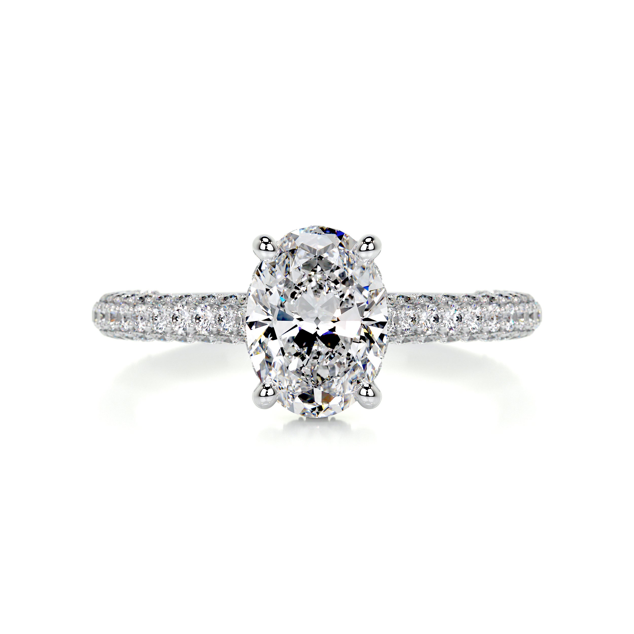 Rebecca Diamond Engagement Ring -14K White Gold