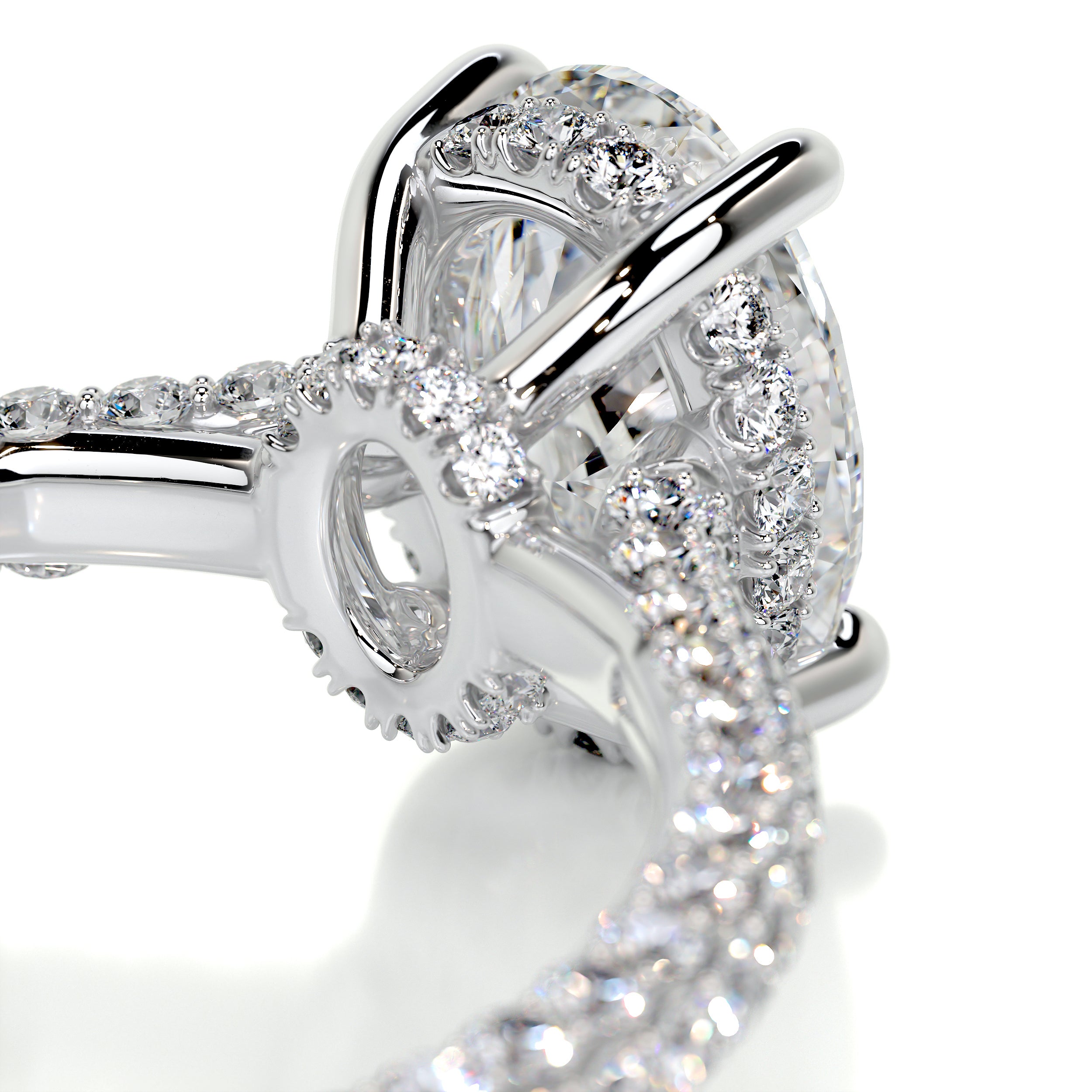 Rebecca Diamond Engagement Ring -14K White Gold