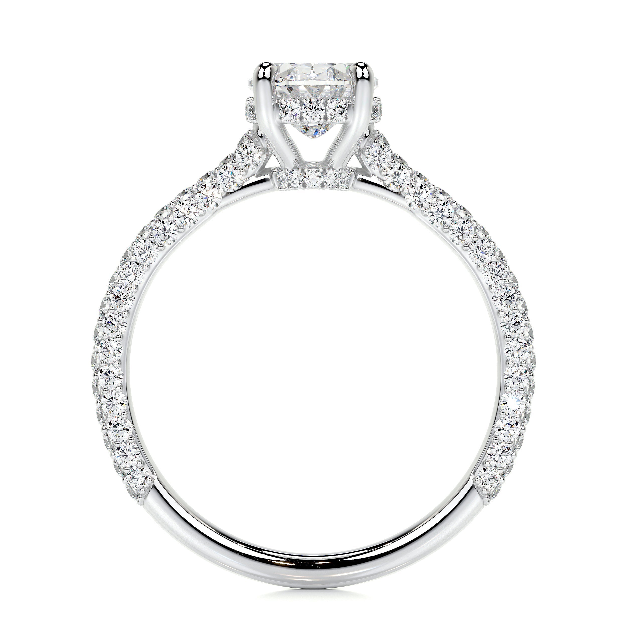 Rebecca Lab Grown Diamond Ring   (2.5 Carat) -14K White Gold
