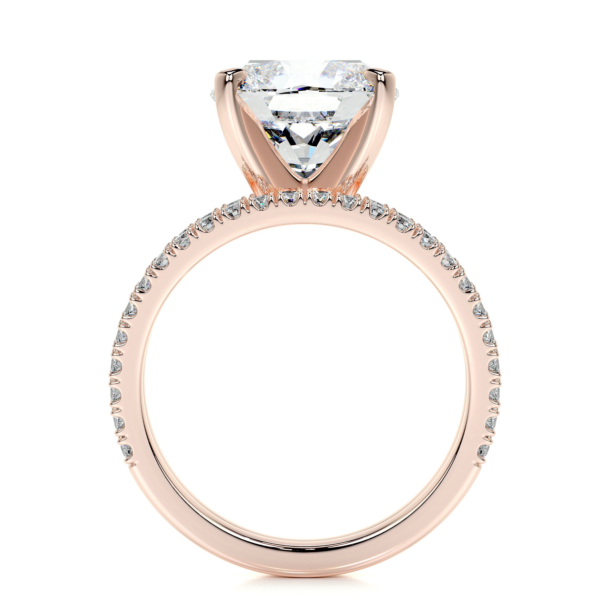 Stephanie Lab Grown Diamond Bridal Set -14K Rose Gold
