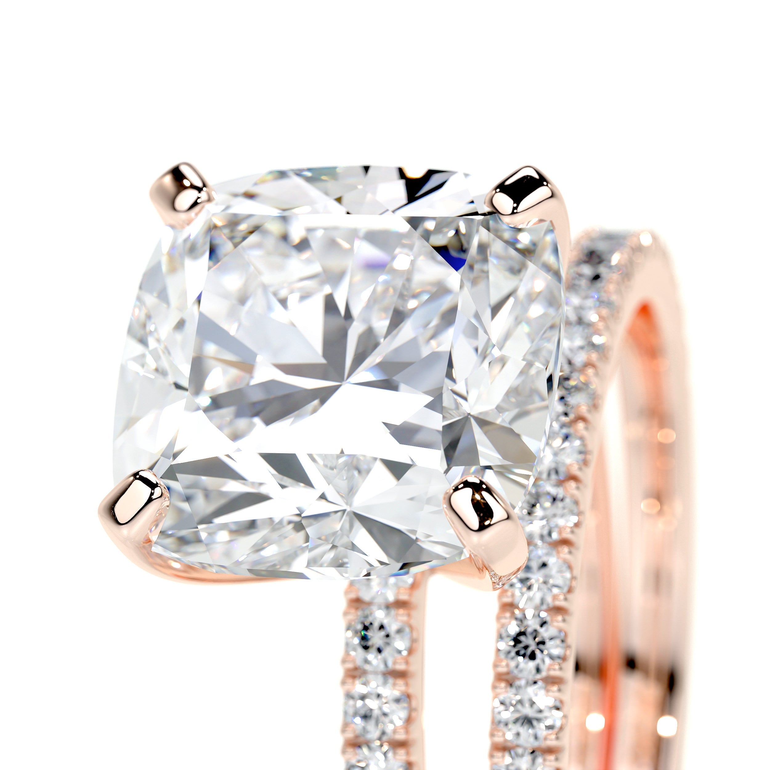 Stephanie Lab Grown Diamond Bridal Set -14K Rose Gold
