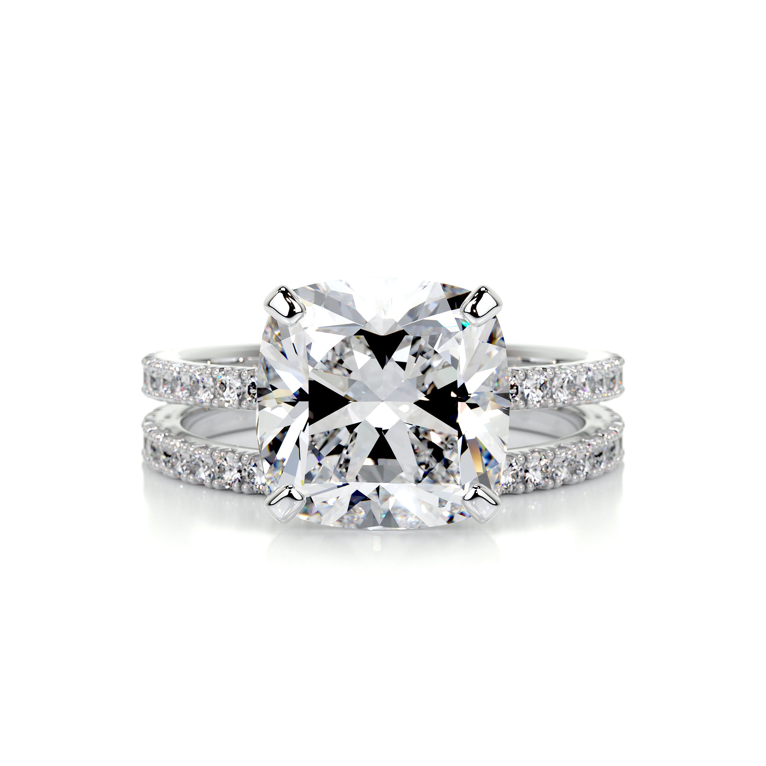 Stephanie Diamond Bridal Set -Platinum