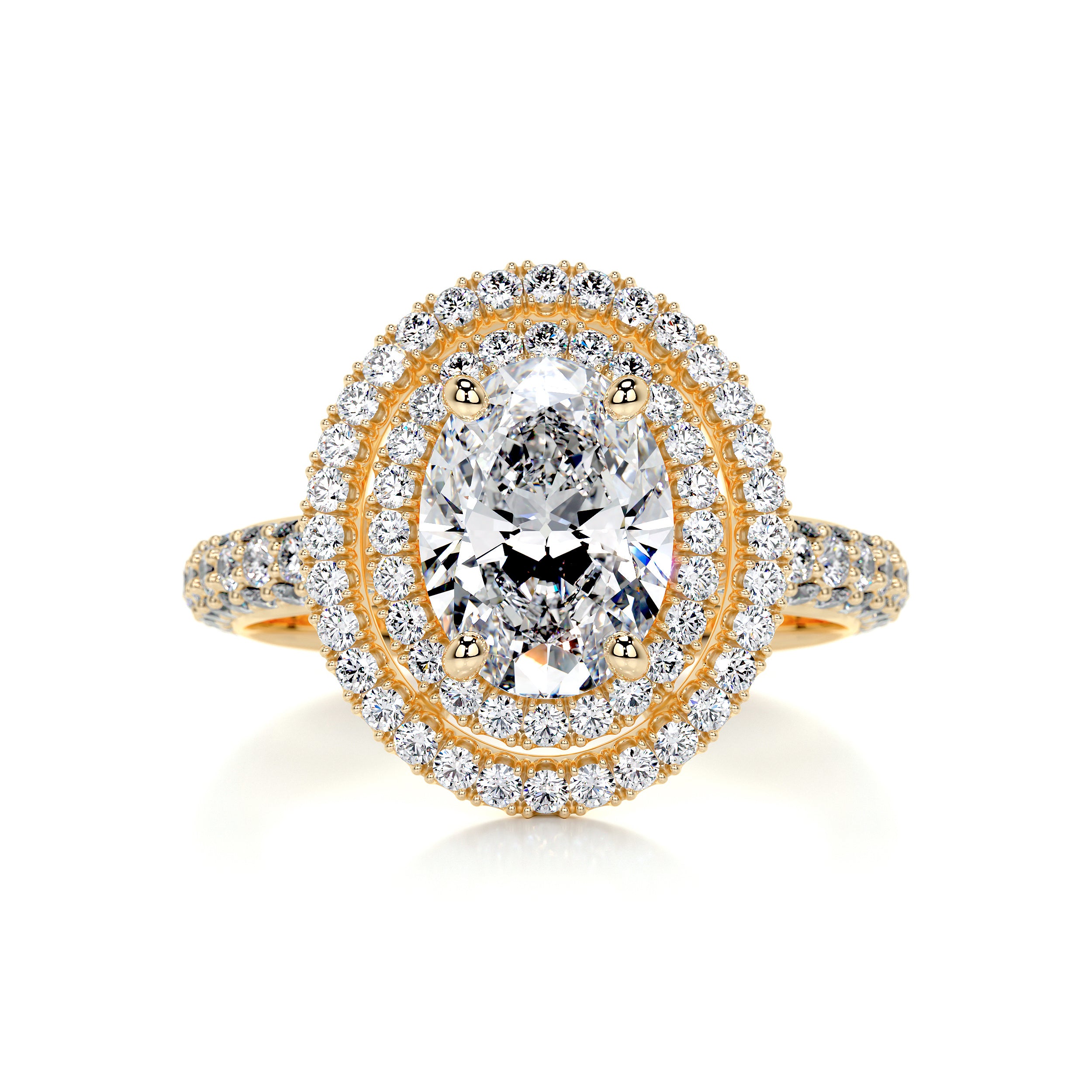 Nora Diamond Engagement Ring -18K Yellow Gold