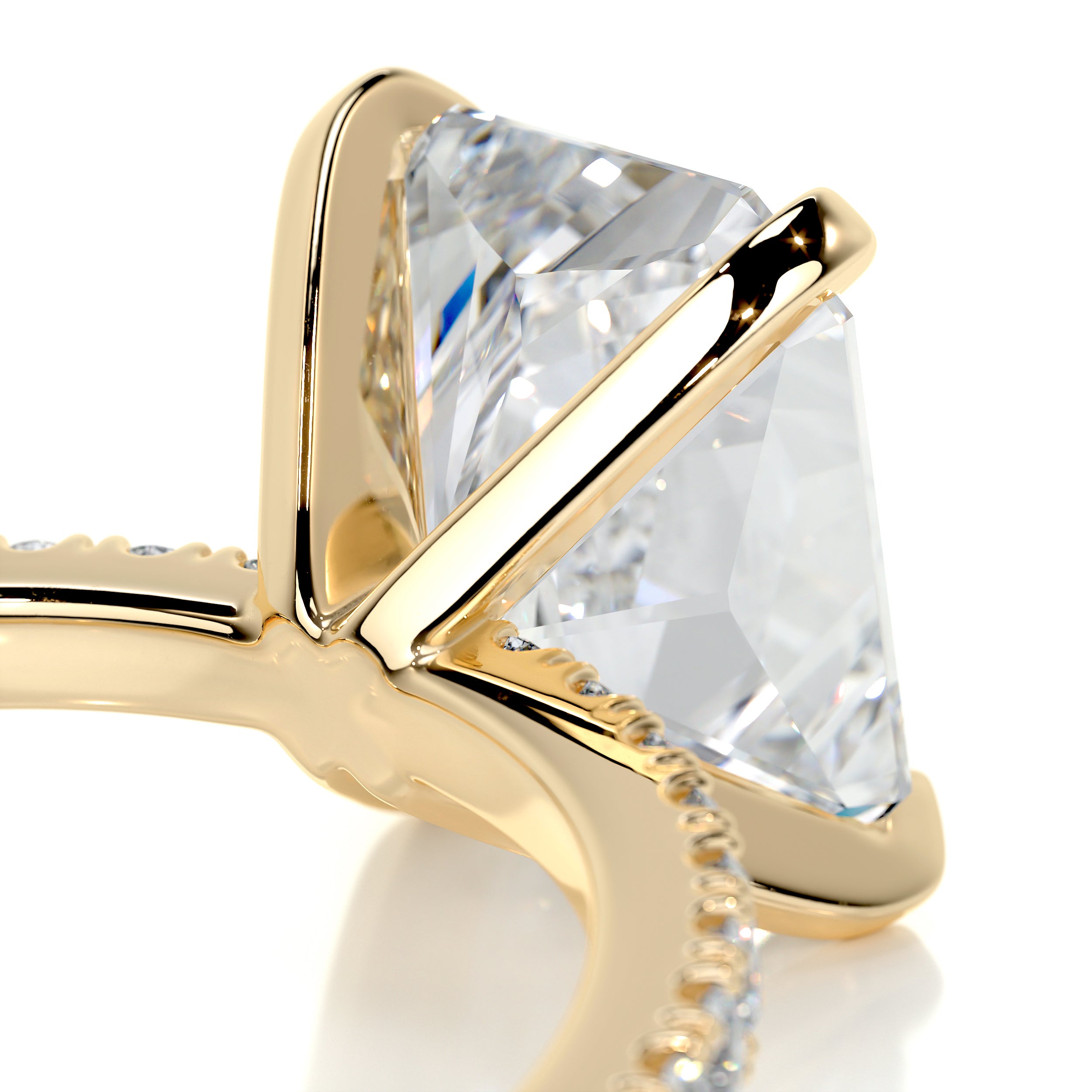 Audrey Diamond Engagement Ring -18K Yellow Gold