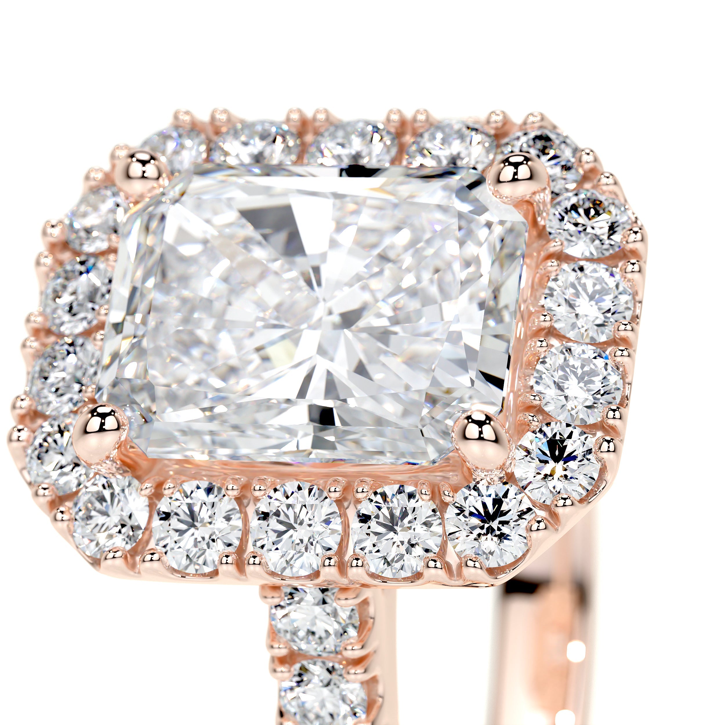 Andrea Lab Grown Diamond Ring (2.25 Carat) -14K Rose Gold