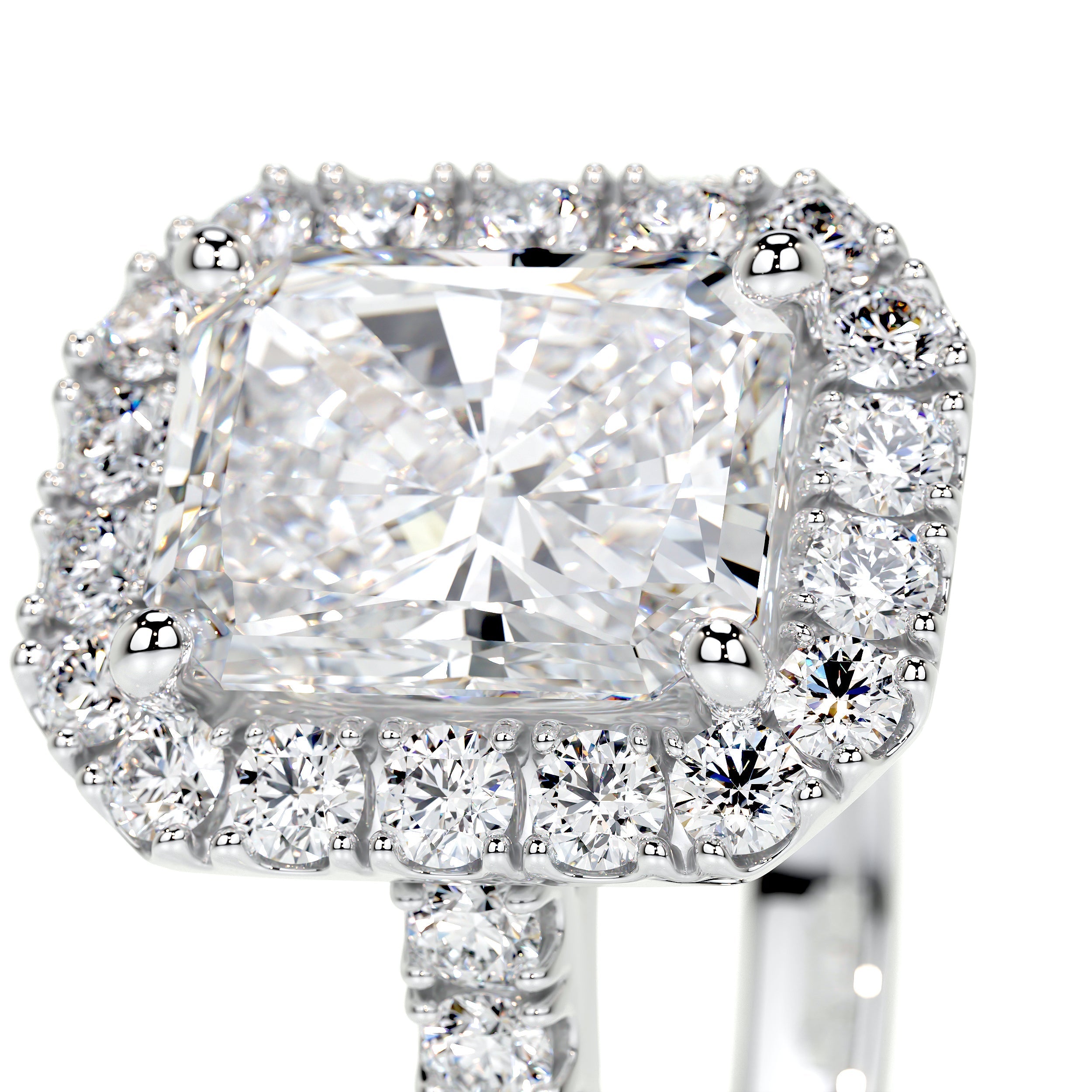 Andrea Lab Grown Diamond Ring   (2.25 Carat) -18K White Gold