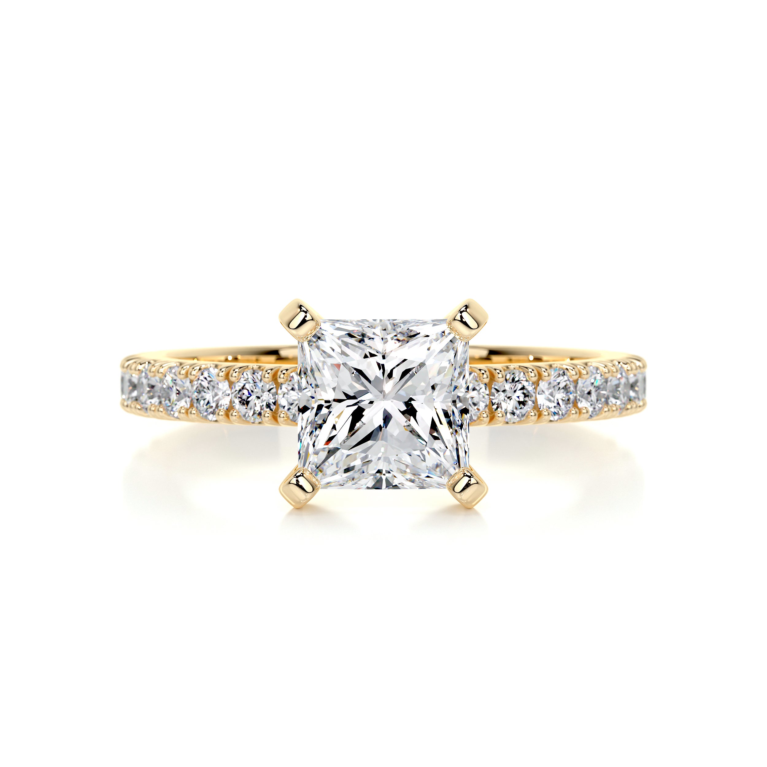 Blair Diamond Engagement Ring -18K Yellow Gold