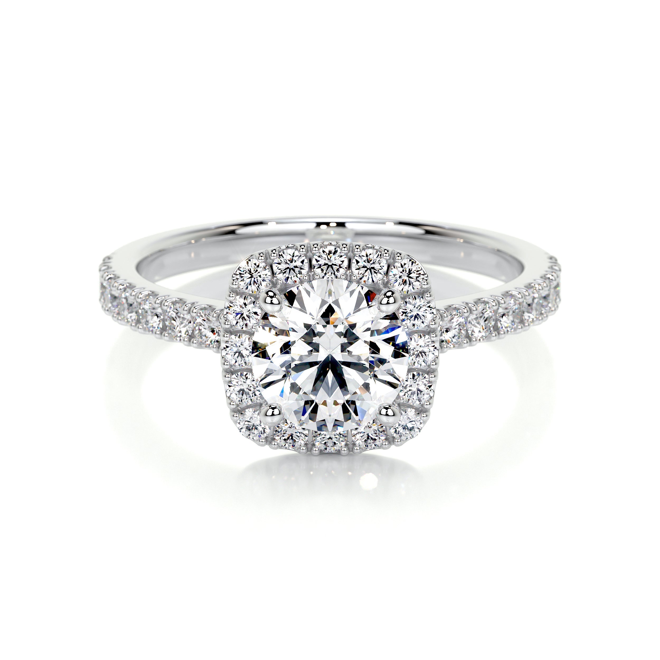 Claudia Lab Grown Diamond Ring   (1.4 Carat) -14K White Gold