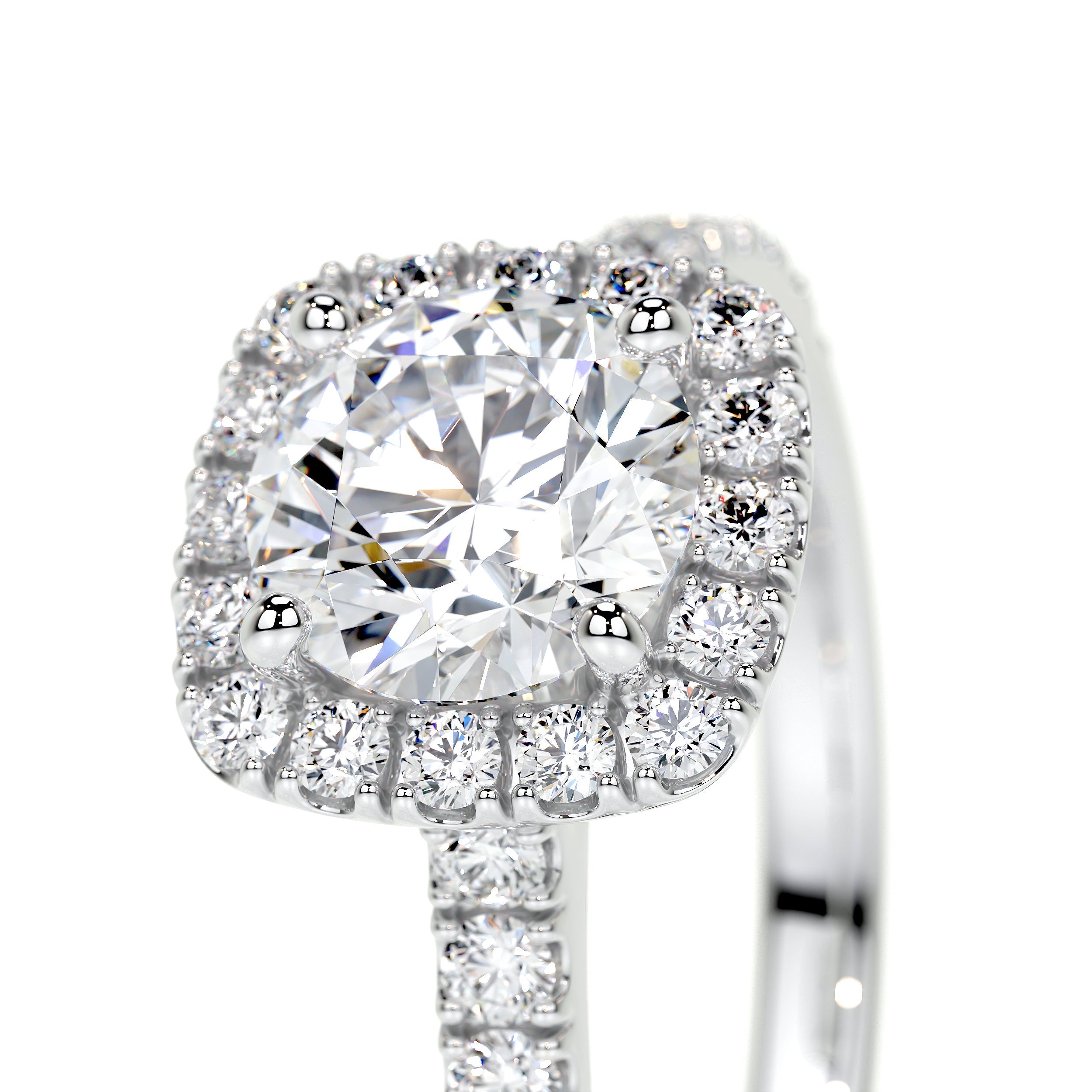 Claudia Lab Grown Diamond Ring (1.4 Carat) -14K White Gold