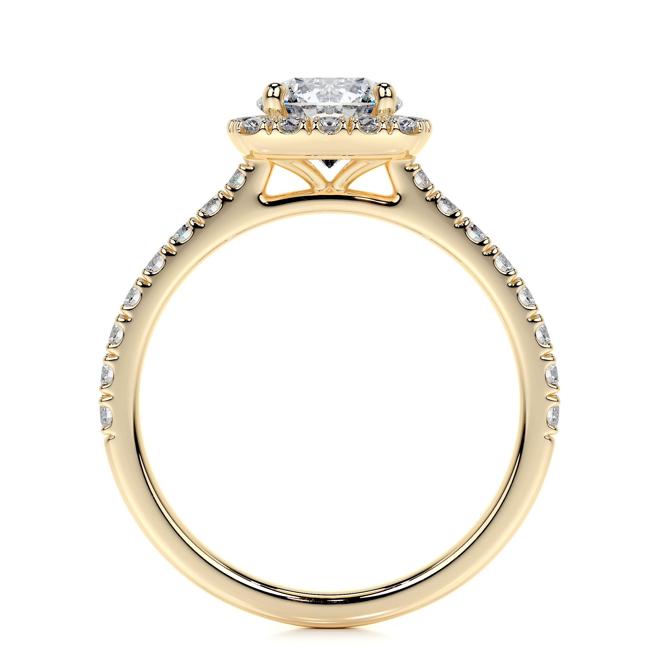 Claudia Lab Grown Diamond Ring (1.4 Carat) -18K Yellow Gold