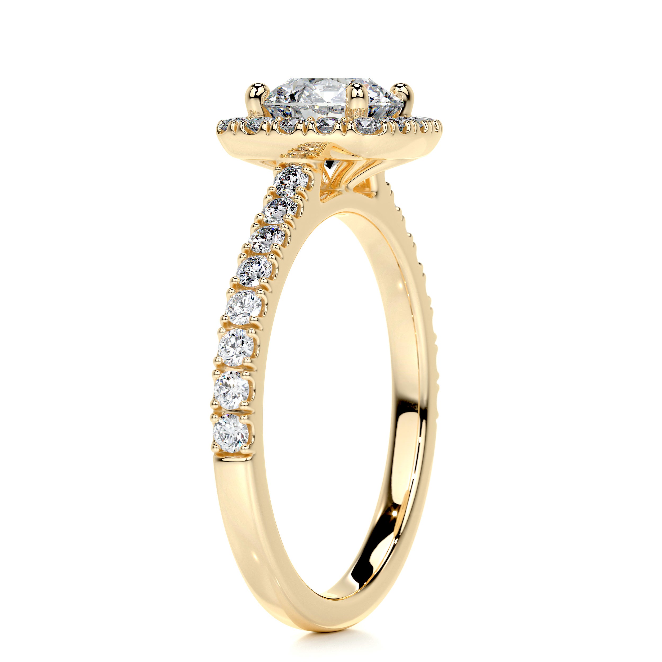 Claudia Diamond Engagement Ring -18K Yellow Gold