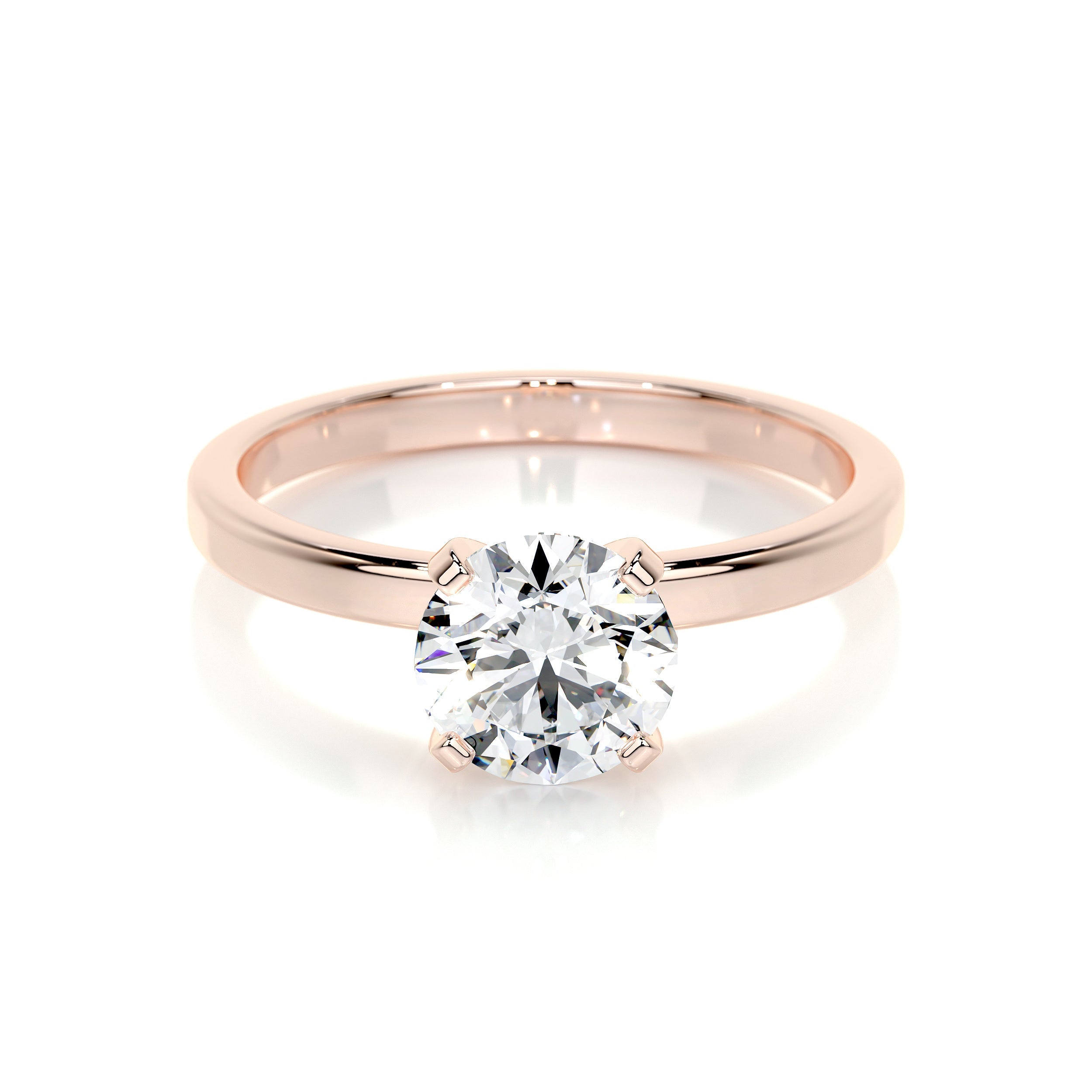 Jessica Lab Grown Diamond Ring   (1 Carat) -14K Rose Gold