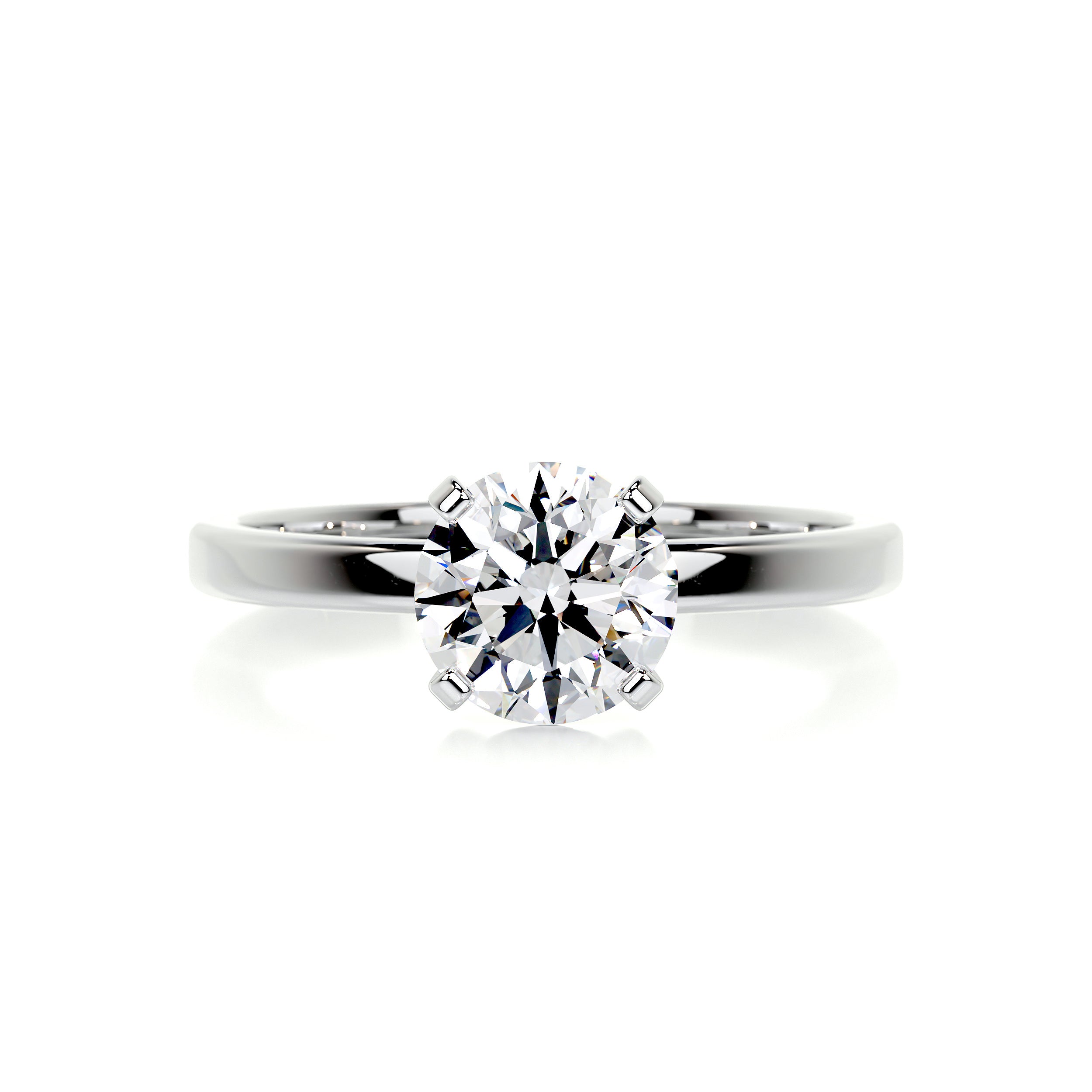 Jessica Diamond Engagement Ring -18K White Gold