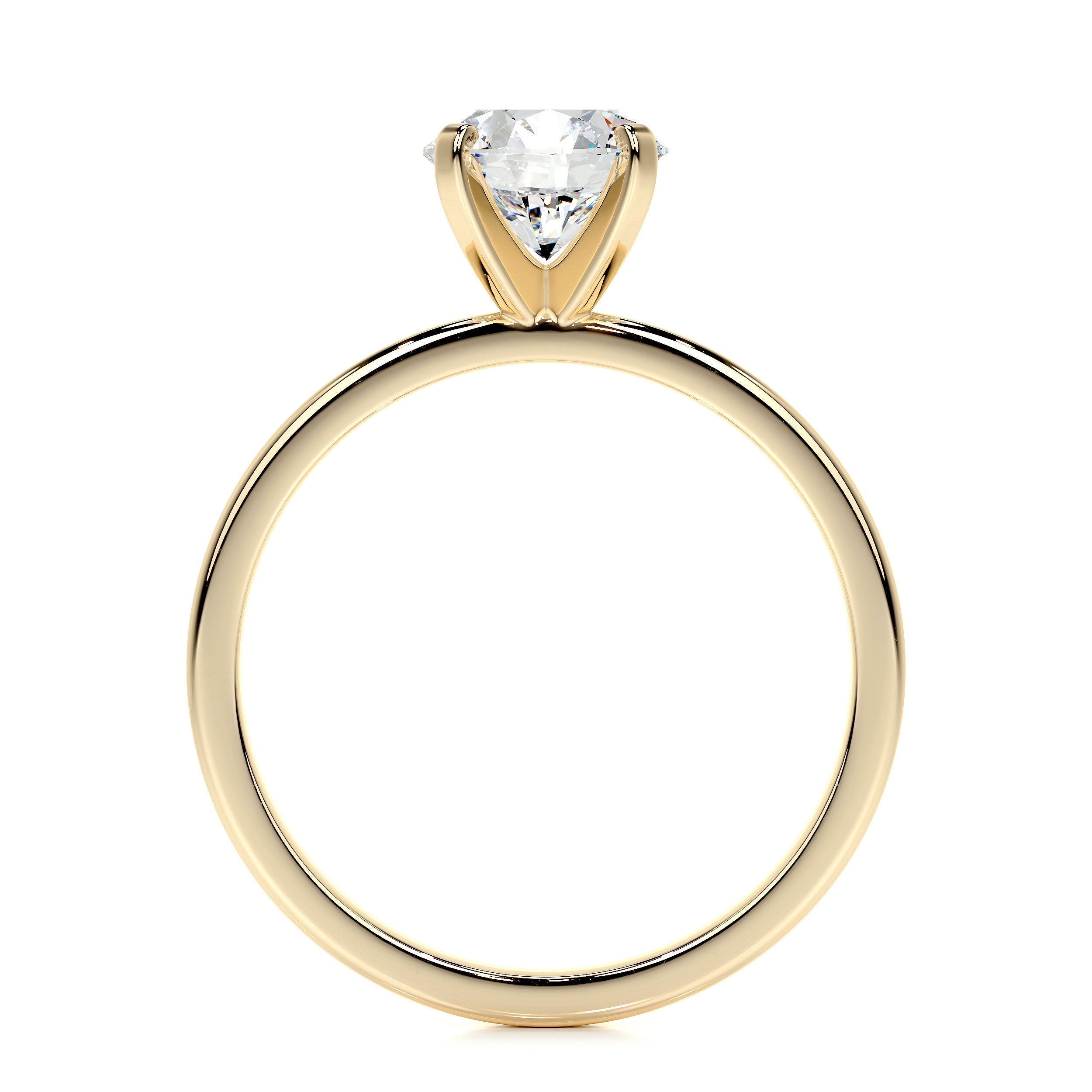 Jessica Lab Grown Diamond Ring (1 Carat) -18K Yellow Gold