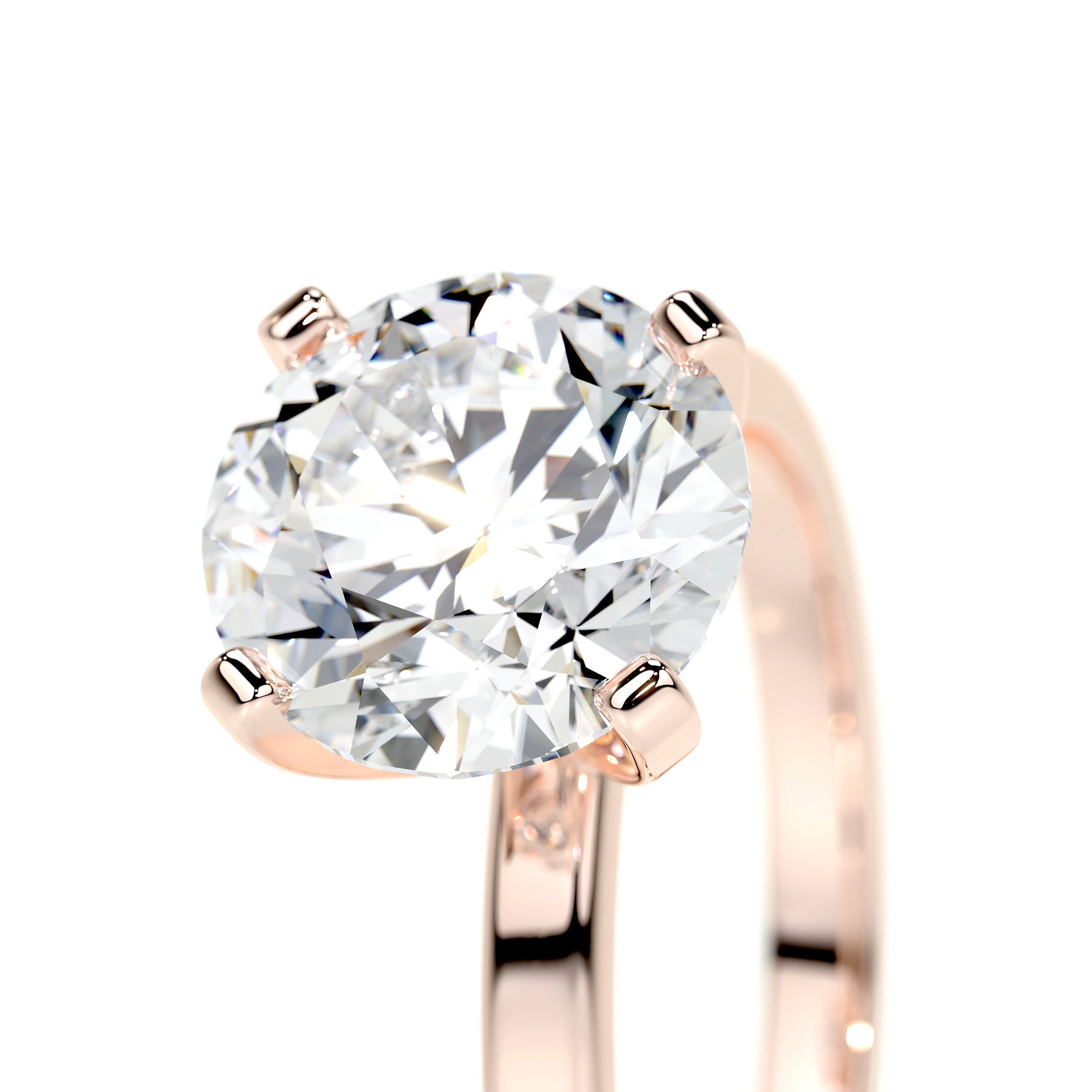 Jessica Lab Grown Diamond Ring (2 Carat) -14K Rose Gold