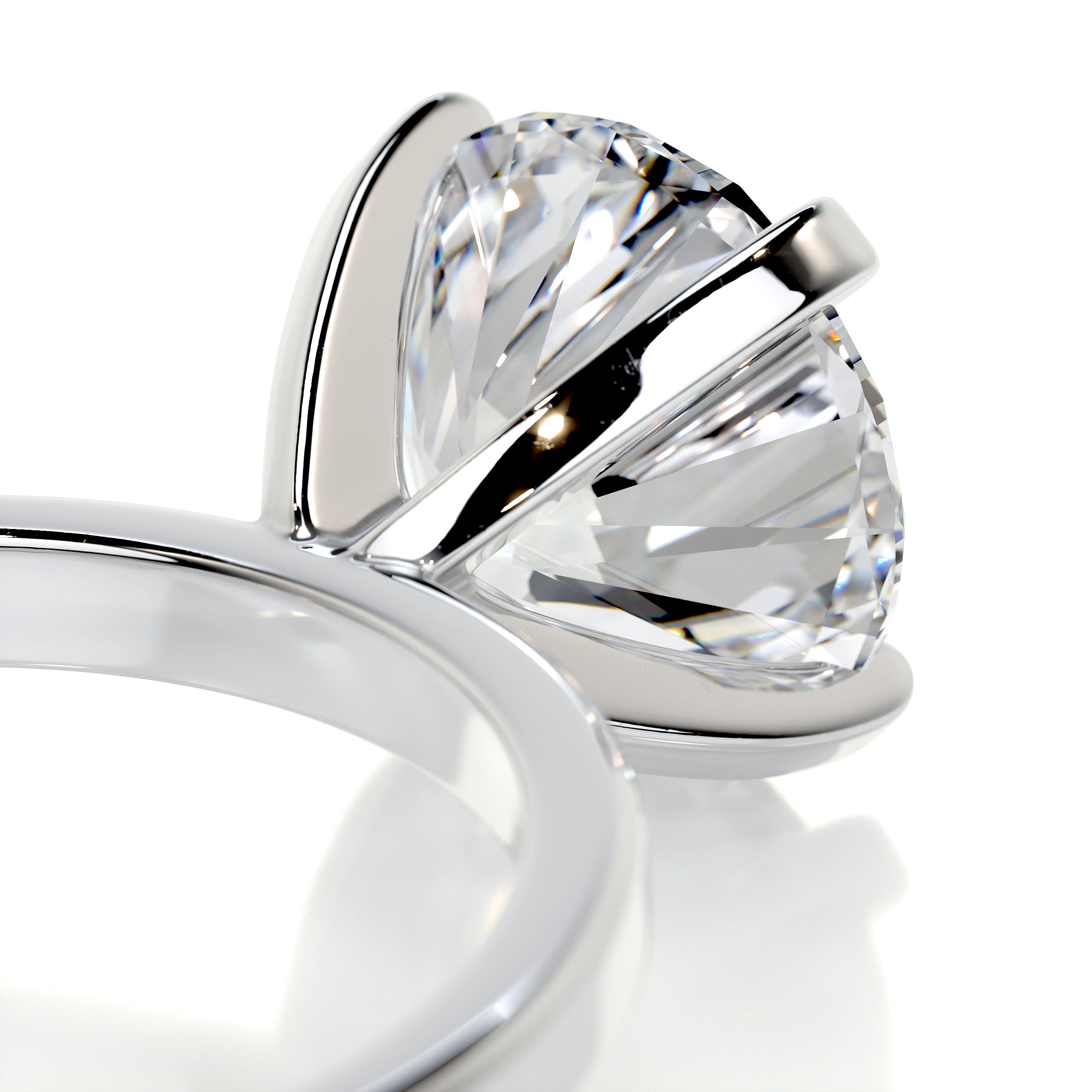 Jessica Diamond Engagement Ring -14K White Gold