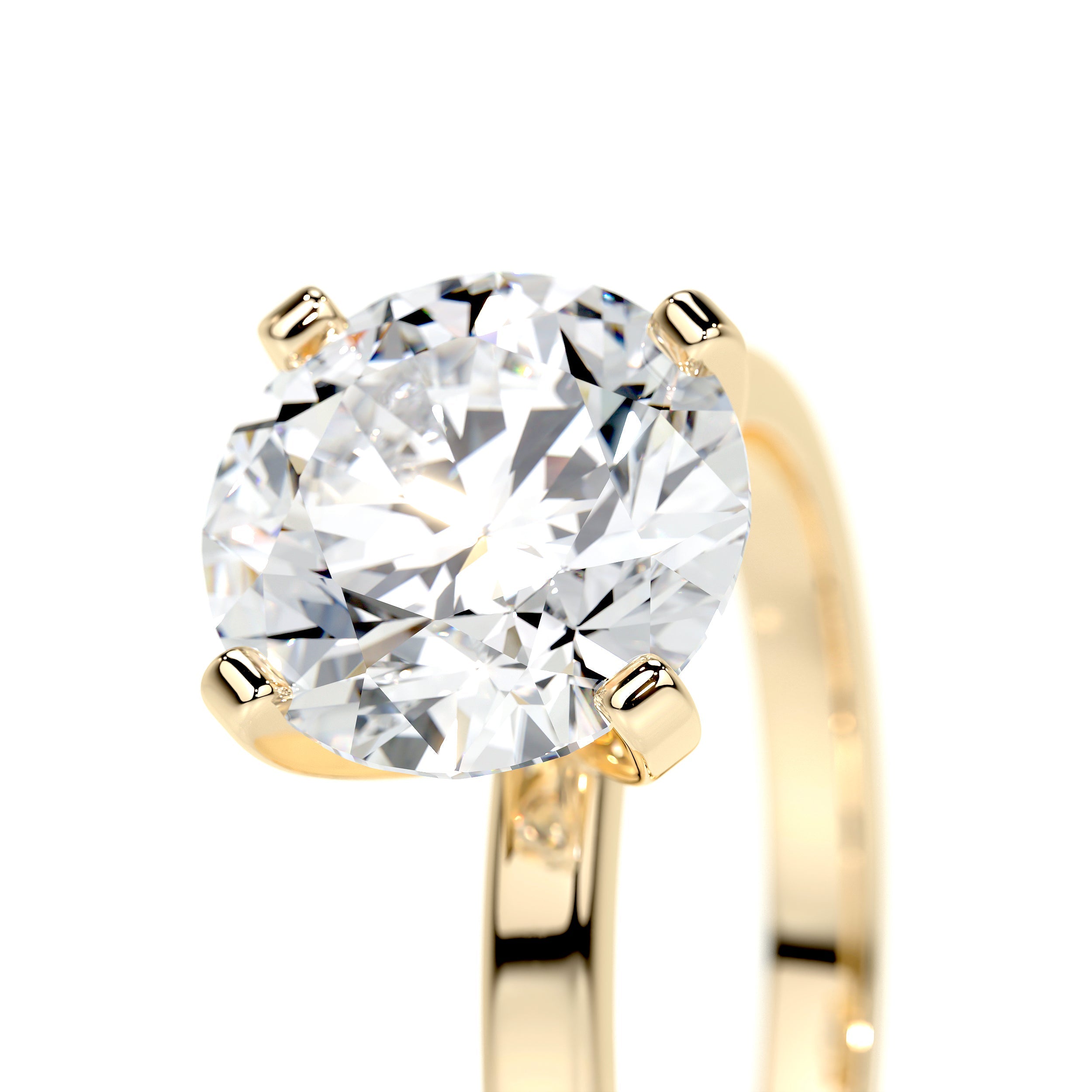 Jessica Lab Grown Diamond Ring (2 Carat) -18K Yellow Gold