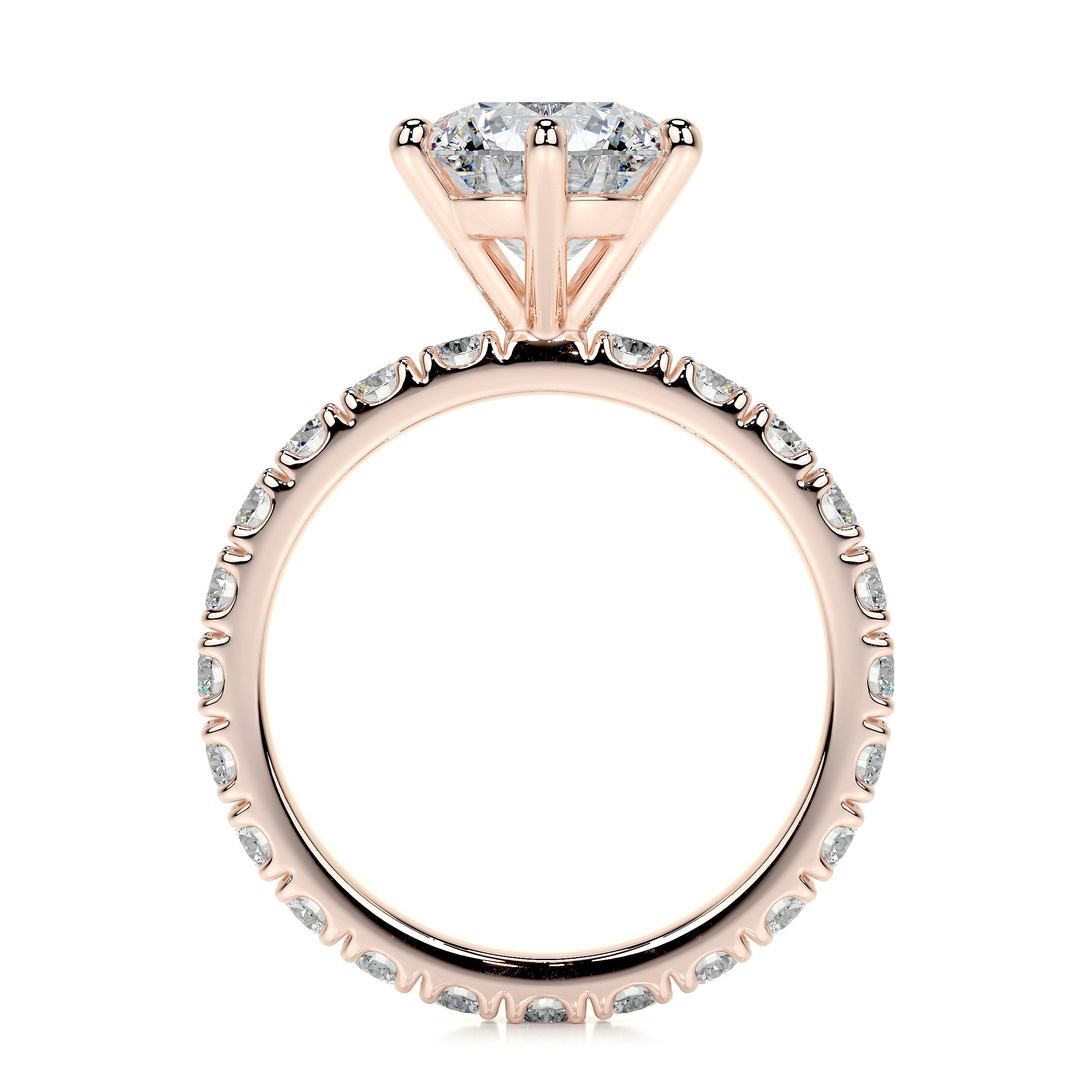 Jane Lab Grown Diamond Ring (2.25 Carat) -14K Rose Gold
