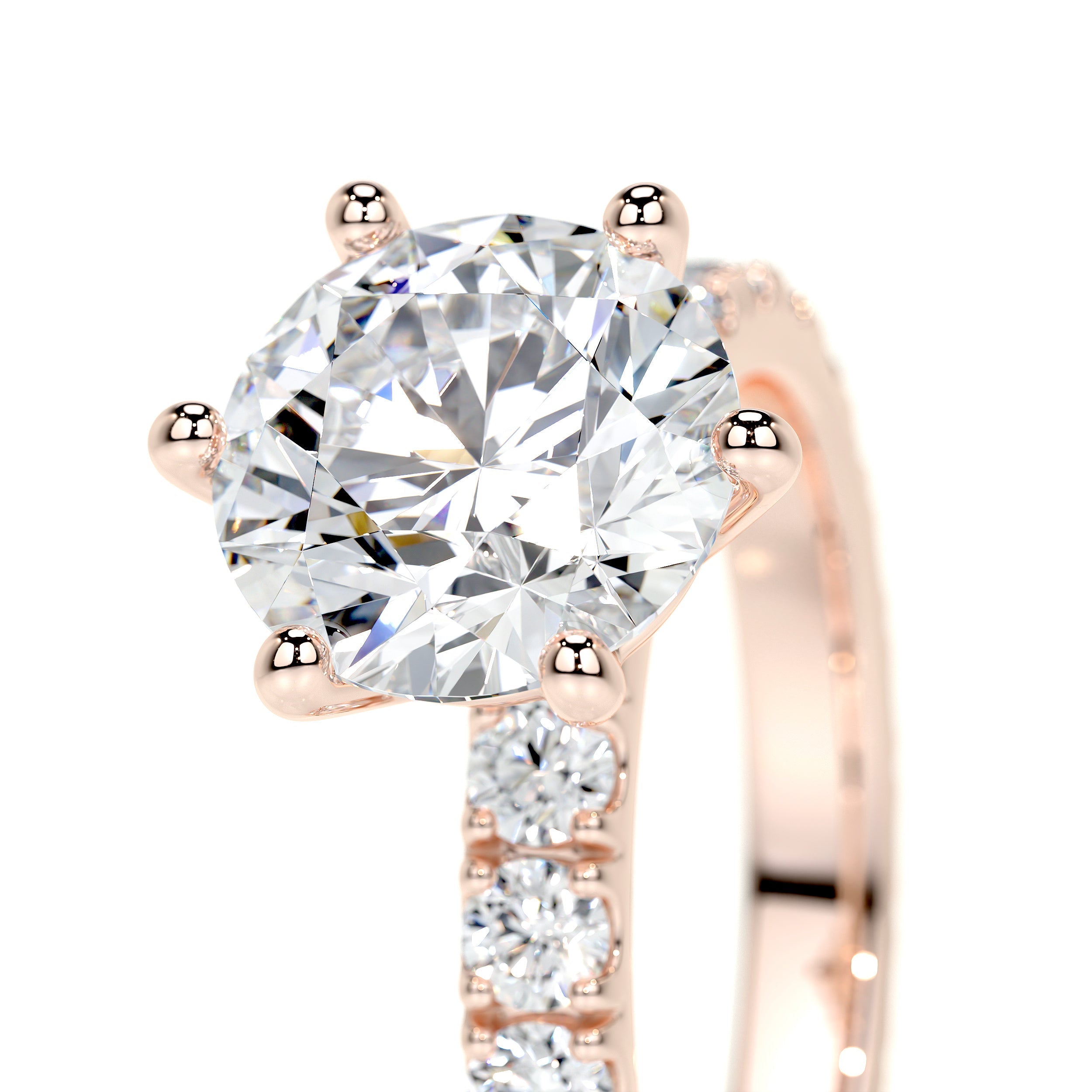 Jane Lab Grown Diamond Ring (2.25 Carat) -14K Rose Gold